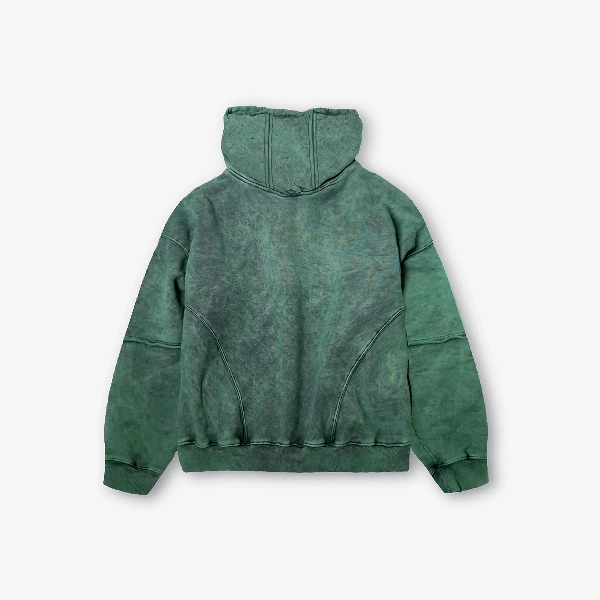 Superkicks | SIGNATURE WASHED HOODIE { DUSTY GREEN - Image 2