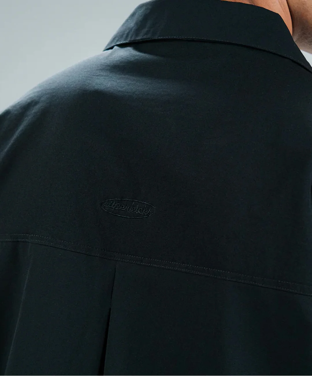 SUPERKICKS | CORE BOXY SHIRT { BLACK - Image 3