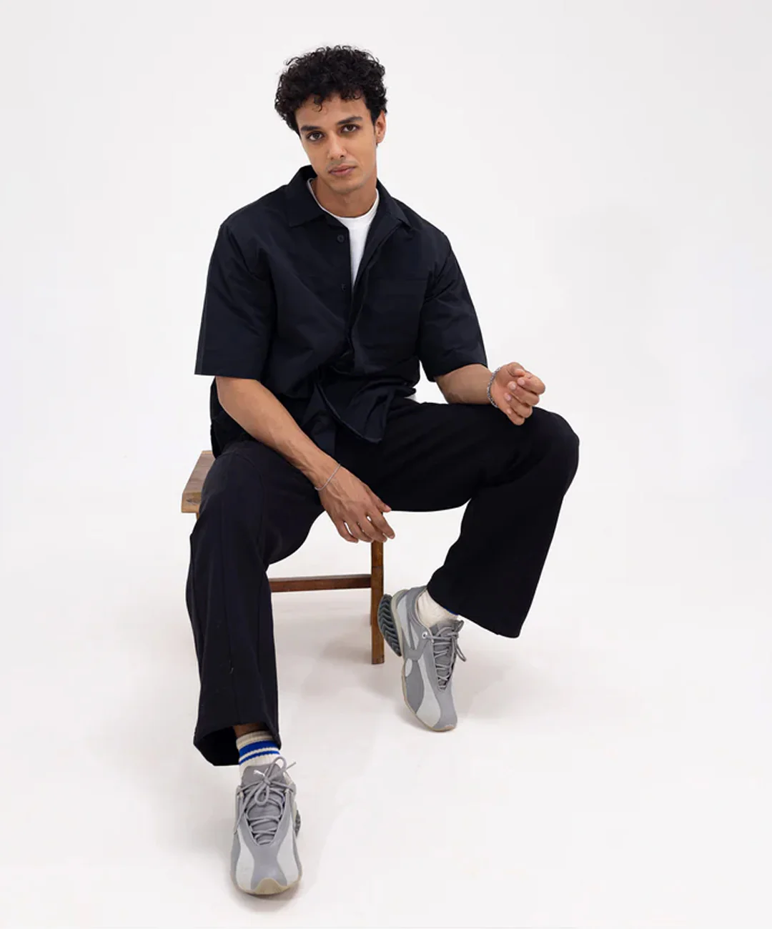 SUPERKICKS | CORE BOXY SHIRT { BLACK - Image 6