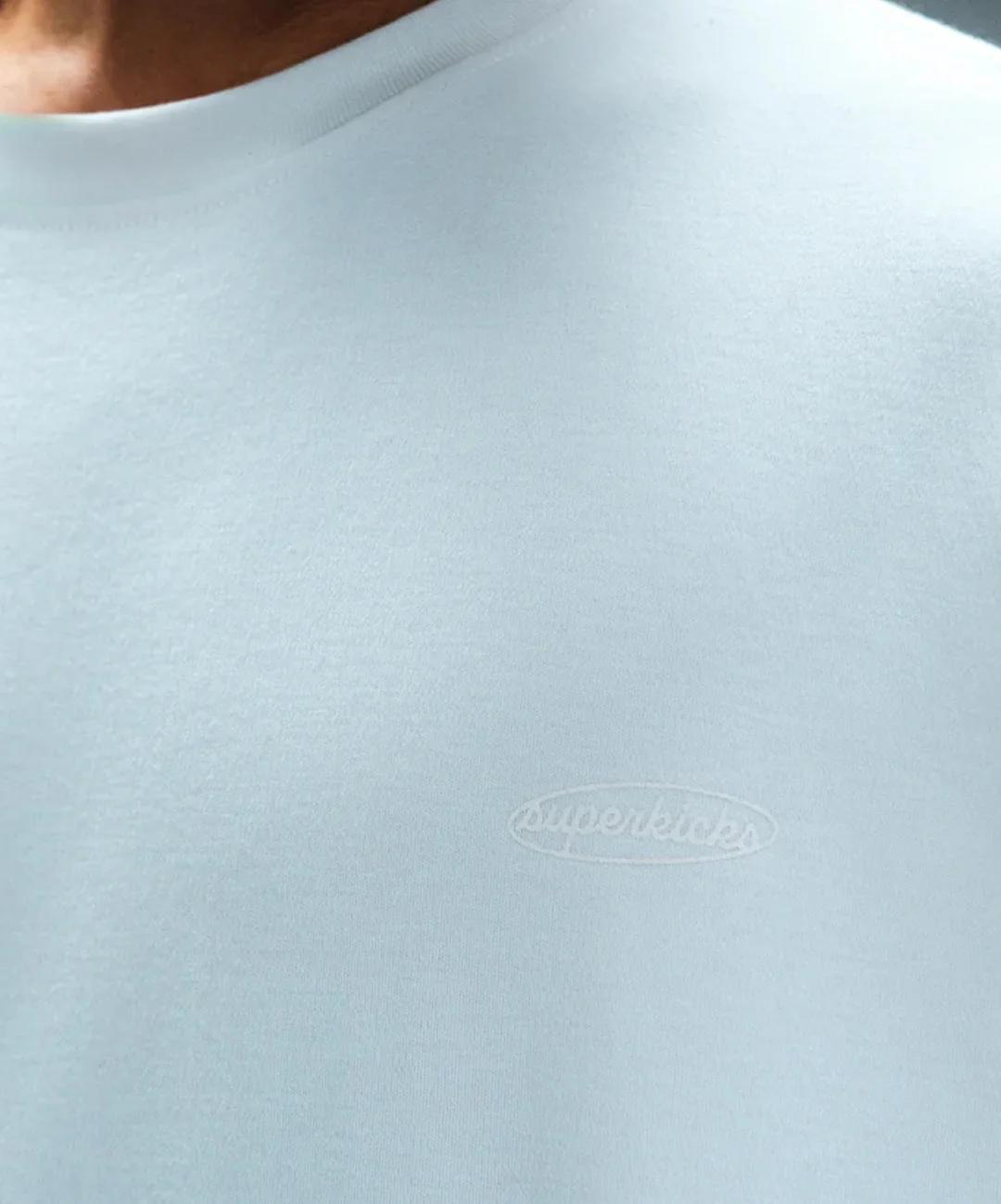 SUPERKICKS | CORE OVERSIZED T-SHIRT { WHITE - Image 3