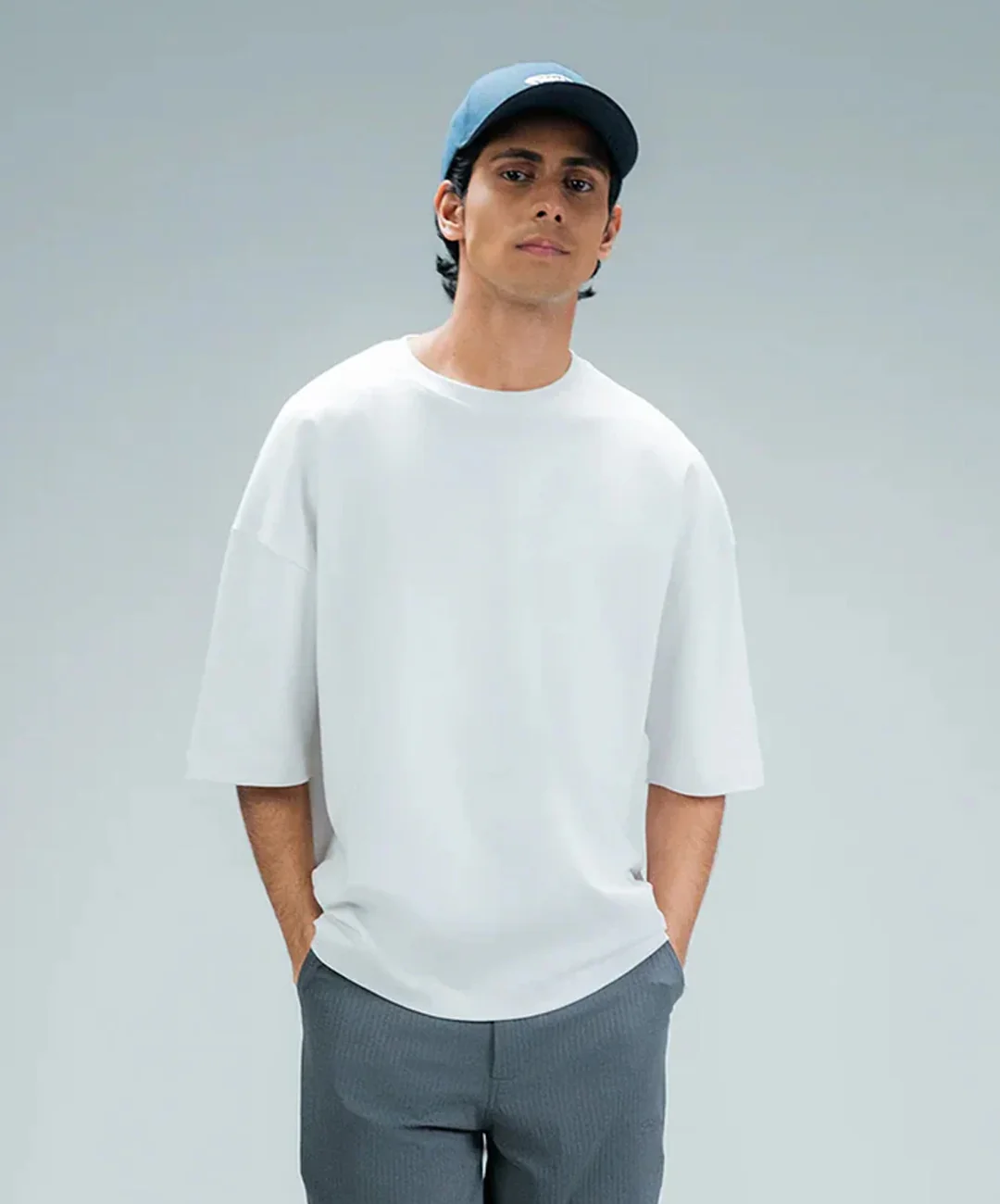 SUPERKICKS | CORE OVERSIZED T-SHIRT { WHITE - Image 4