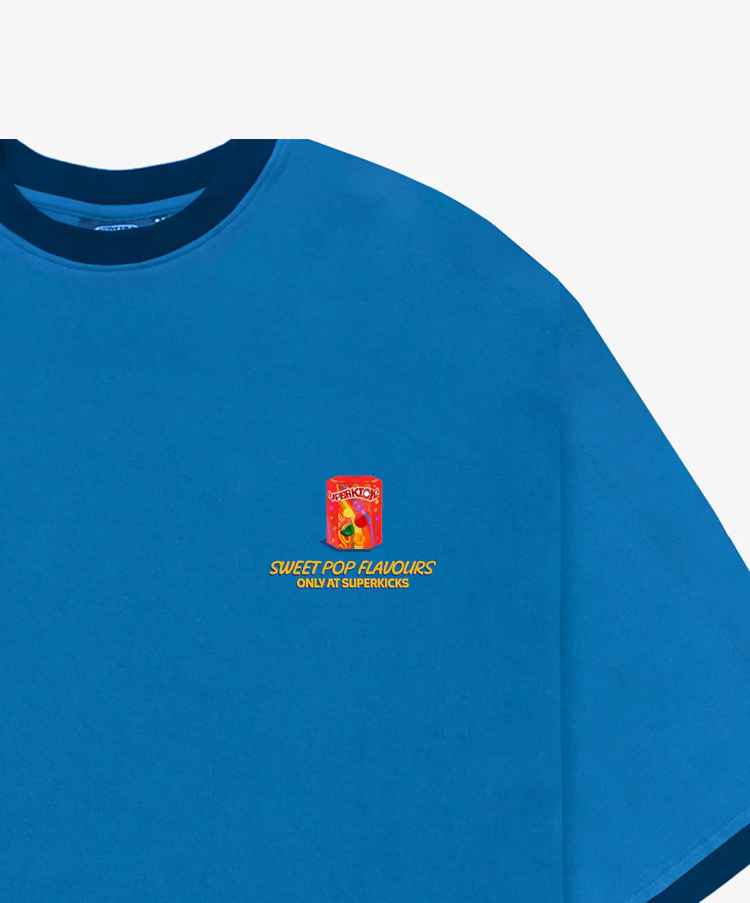 SUPERKICKS | NOSTALGIC SS POPPINS TEE { BLUE/BLUE - Image 3