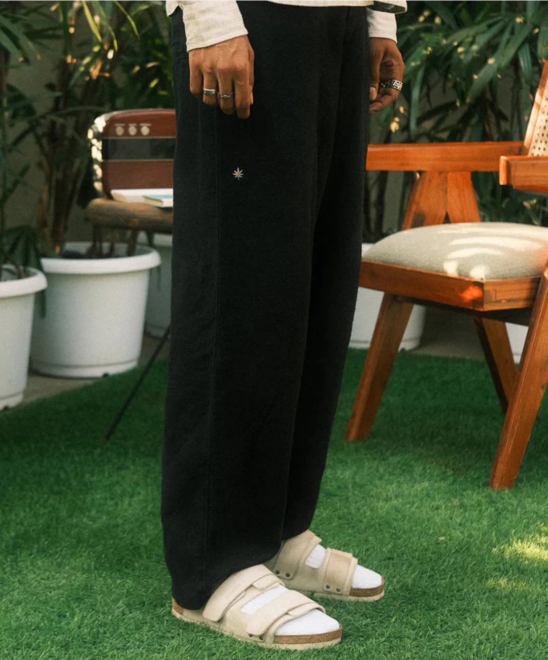 Superkicks | THE HEMP COLLECTION PANT { BLACK - Image 4