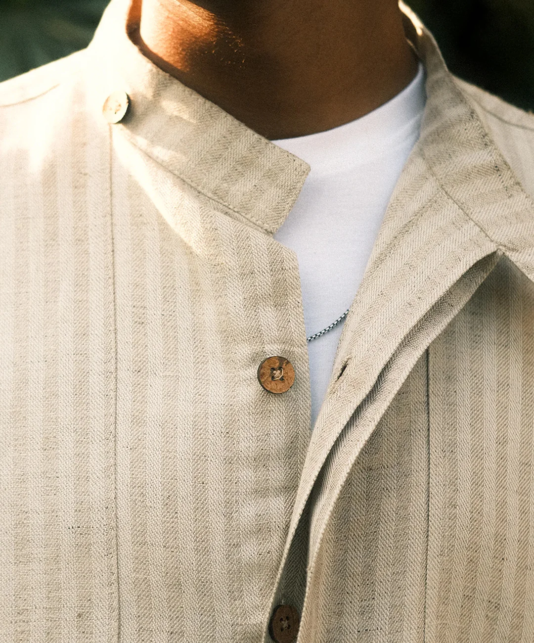 SUPERKICKS | THE HEMP COLLECTION SHIRT { BEIGE - Image 5
