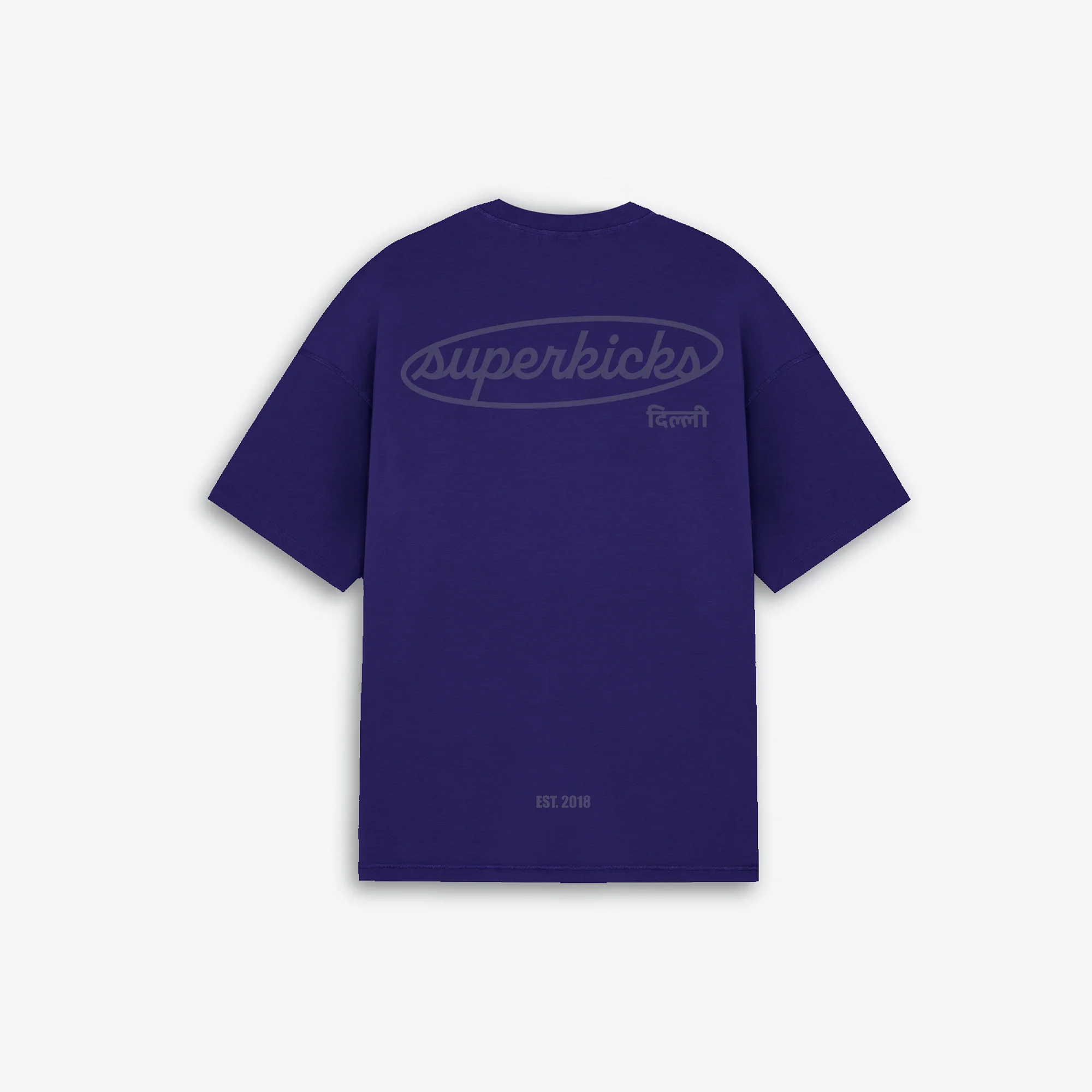 SUPERKICKS | THE DELHI TEE { PURPLE - Image 2