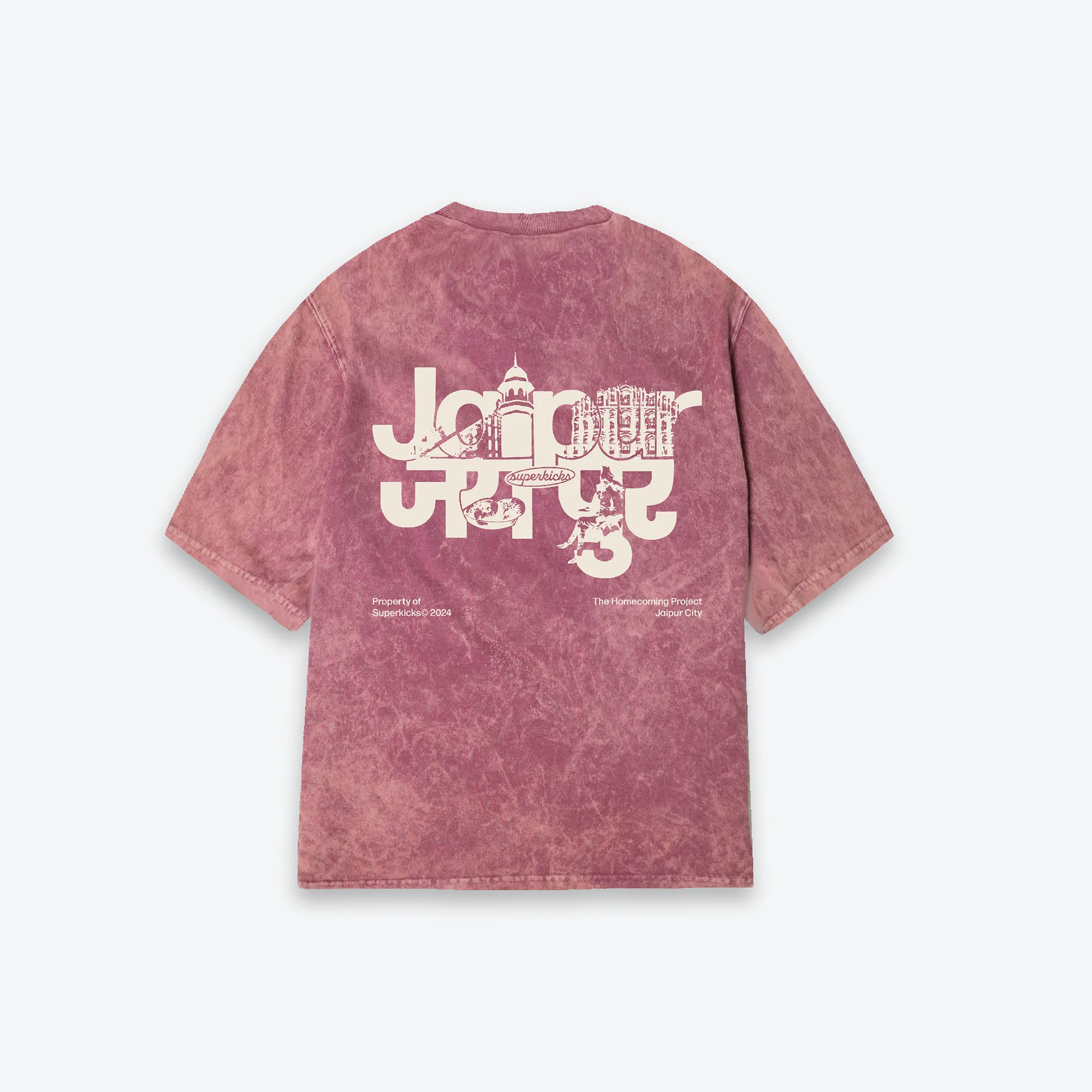 SUPERKICKS | THE HOMECOMING TEE { RUSTY PINK - Image 2