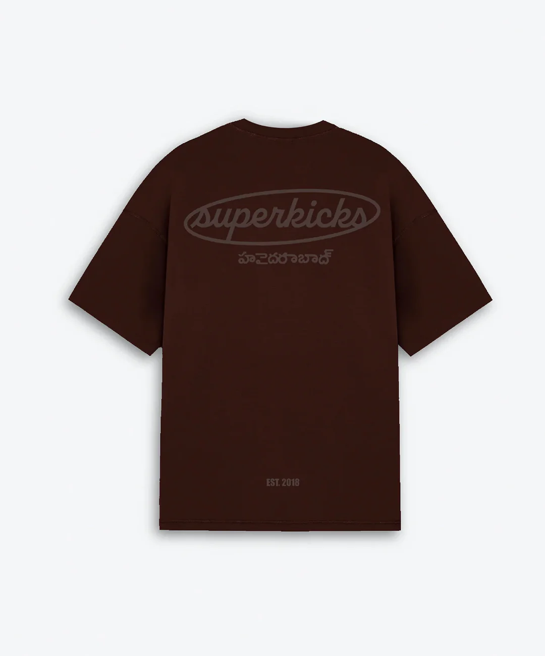 SUPERKICKS | THE HYDERABAD TEE { BROWN - Image 2