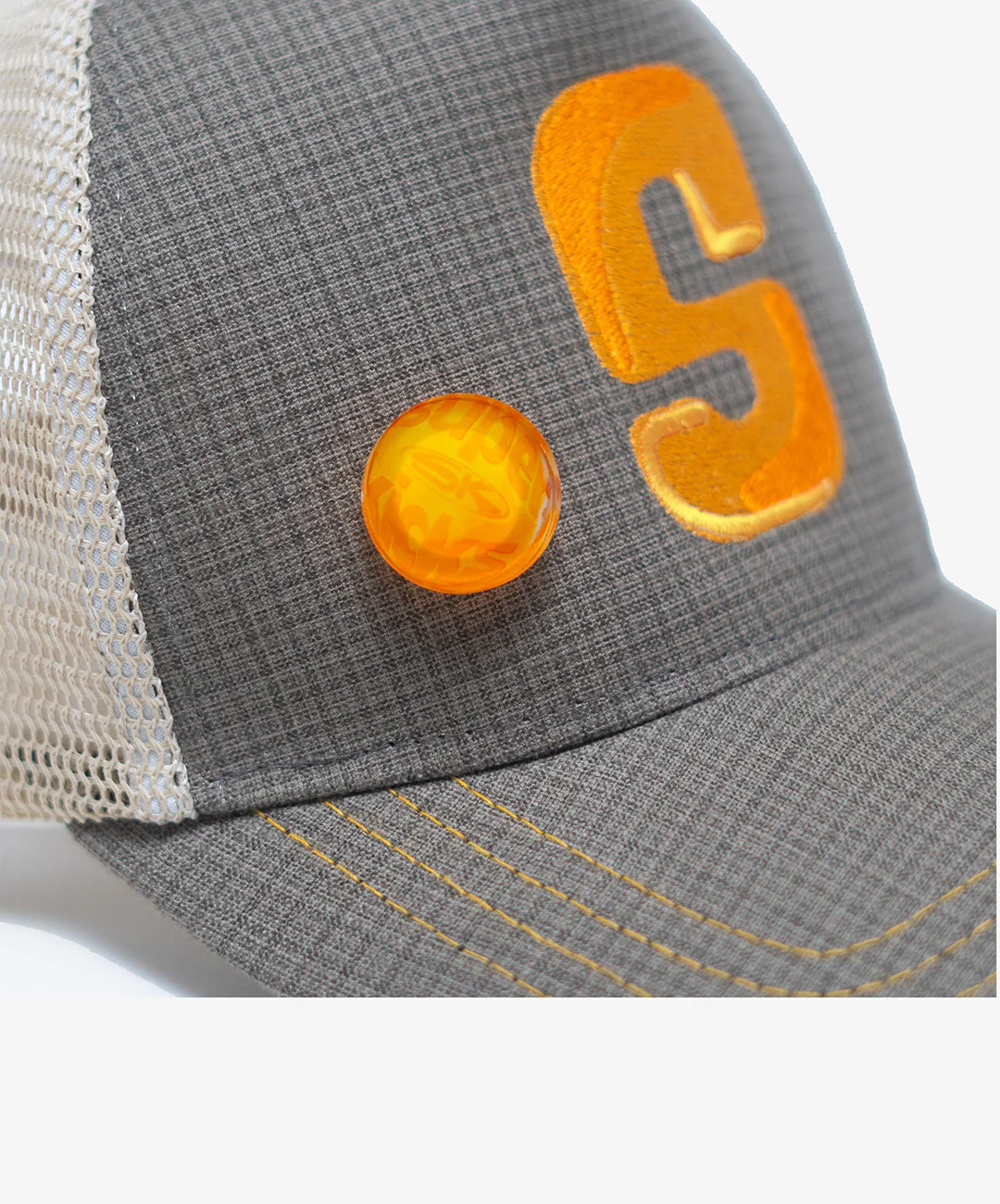 SUPERKICKS | NOSTALGIC TRUCKER HAT { BEIGE - Image 3