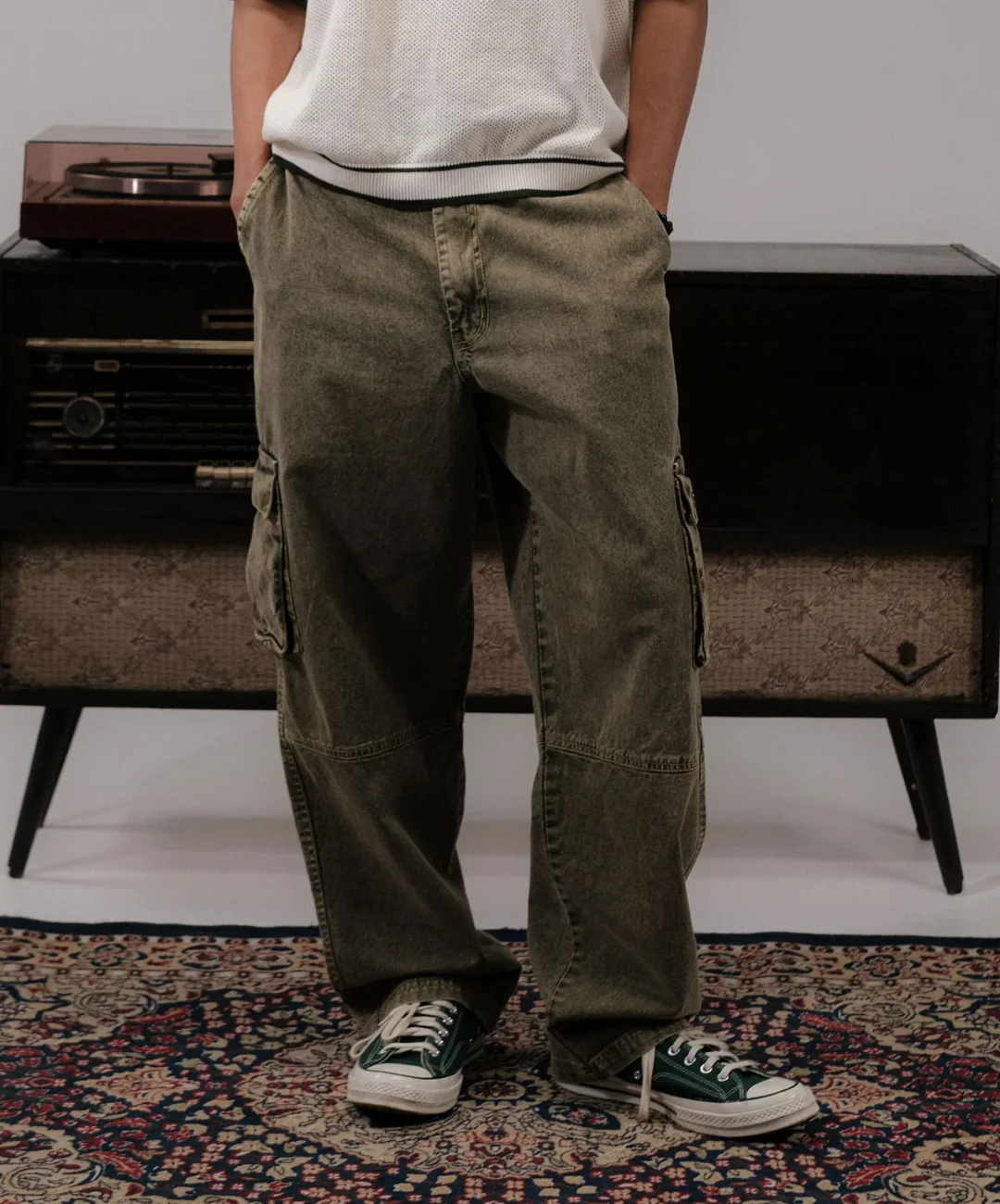Superkicks | WASHED CARGO PANT { BROWN