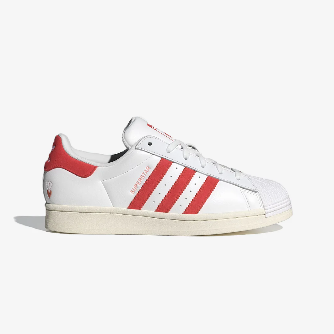 Adidas Originals | SUPERSTAR { CLOUD WHITE/BRIGHT RED/WONDER CLAY