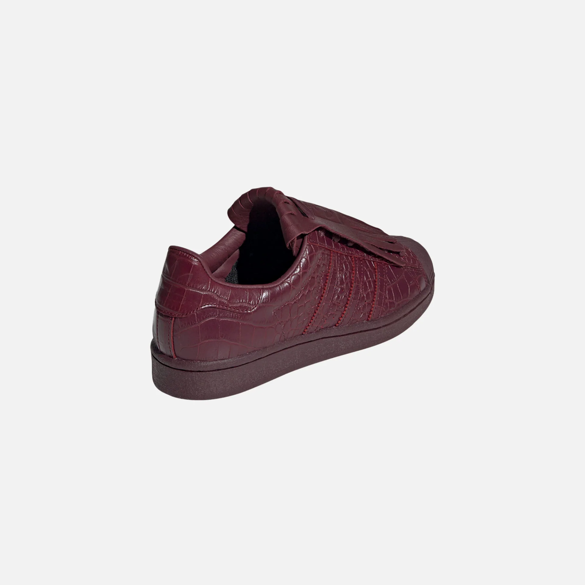 Adidas Originals | SUPERSTAR FRINGE BURGUNDY - Image 3