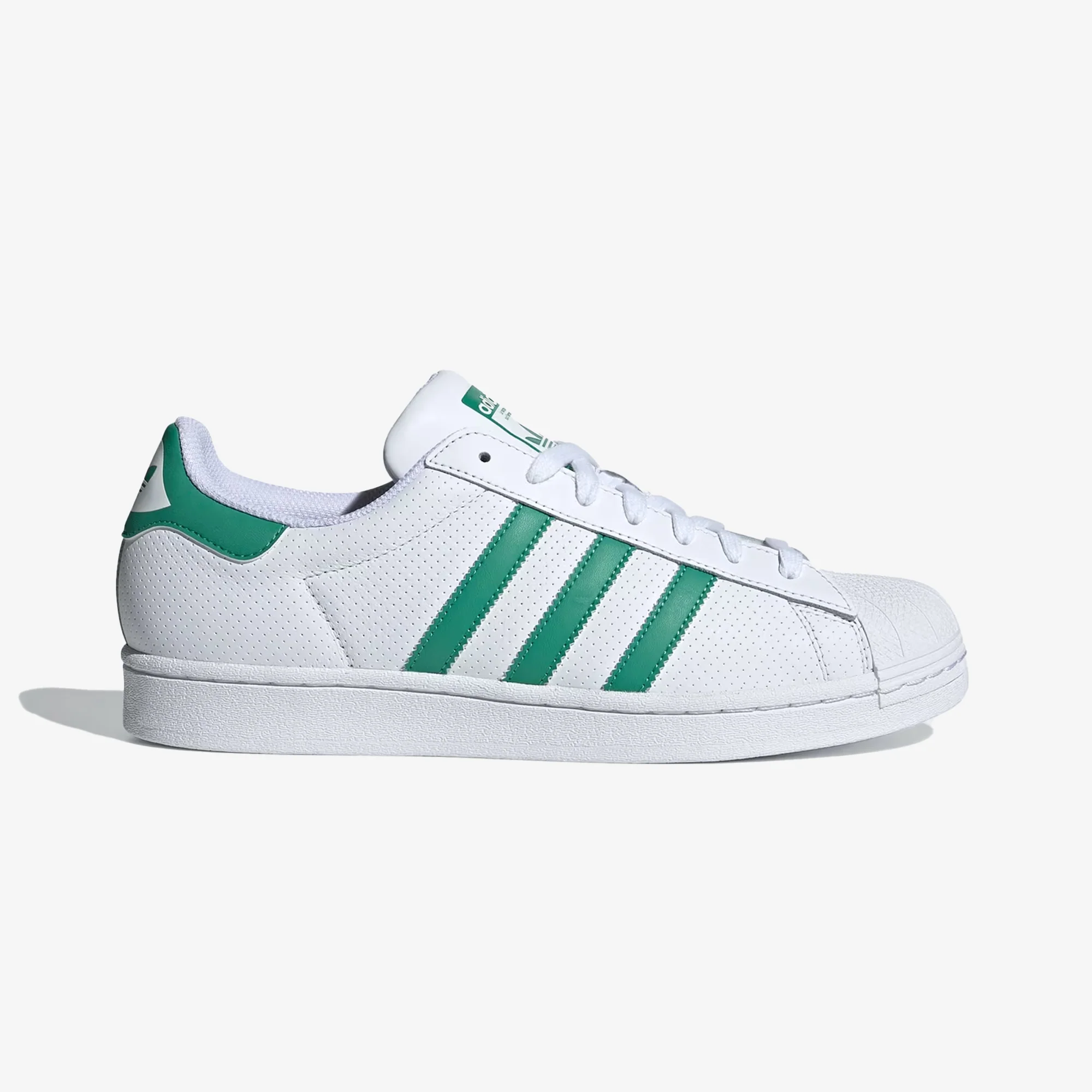 Adidas Originals | SUPERSTAR { CLOUD WHITE / SEMI COURT GREEN / OFF WHITE