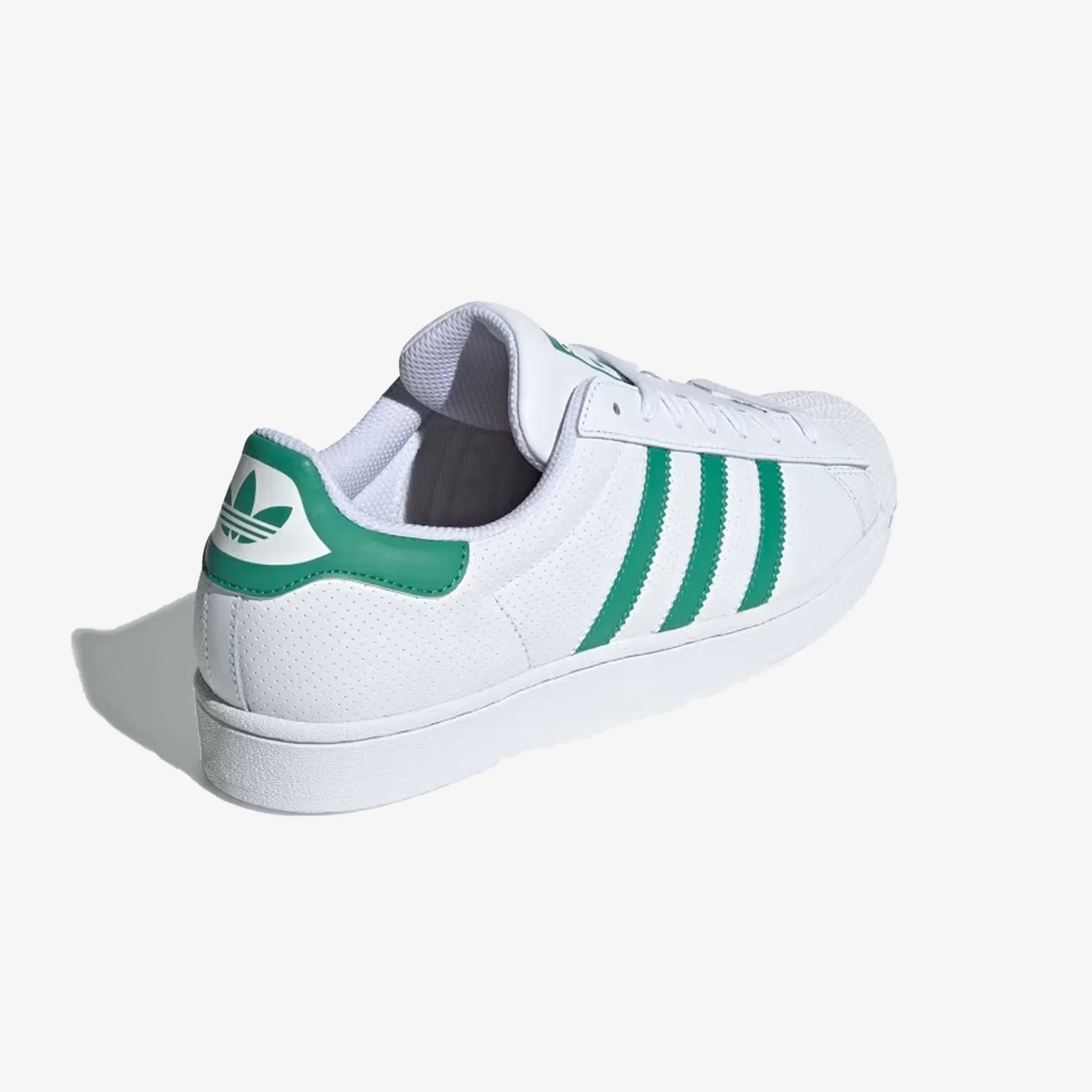 Adidas Originals | SUPERSTAR { CLOUD WHITE / SEMI COURT GREEN / OFF WHITE - Image 3