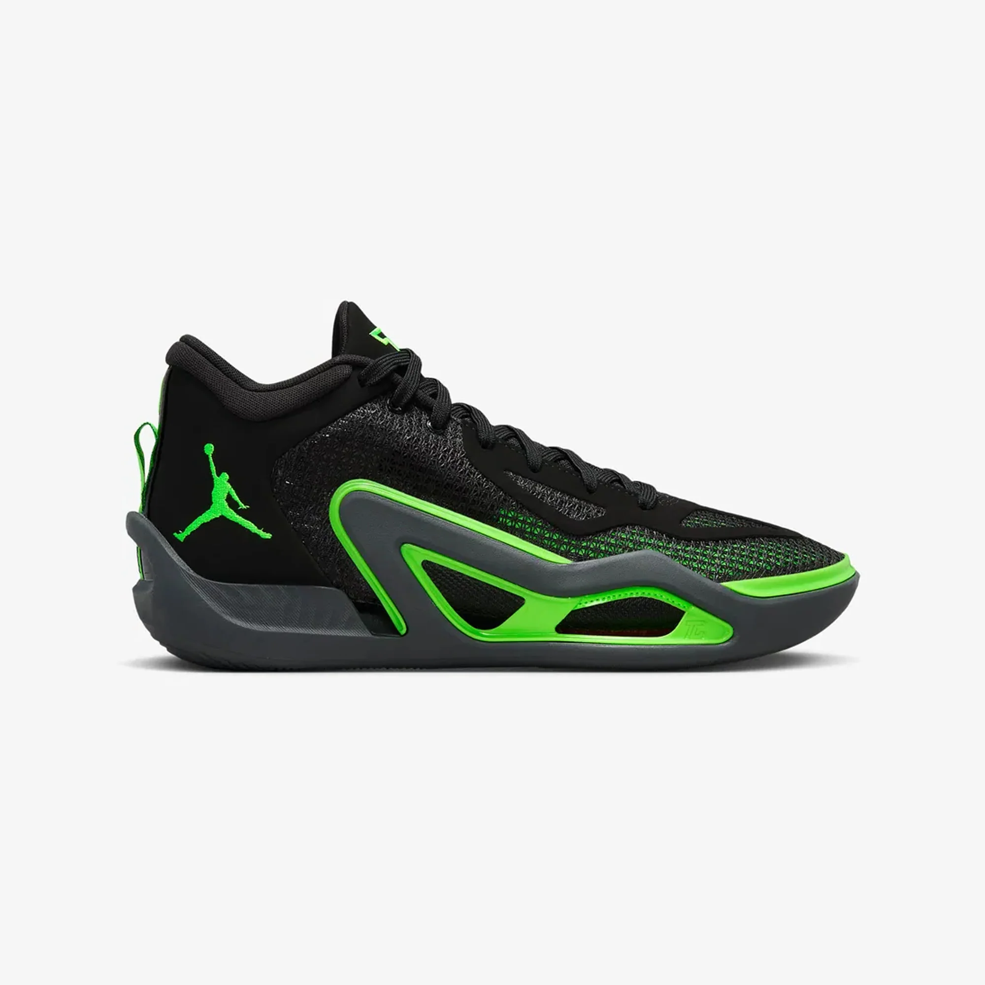 Jordan | TATUM 1 "HOME TEAM" PF { BLACK/GREEN STRIKE-ANTHRACITE