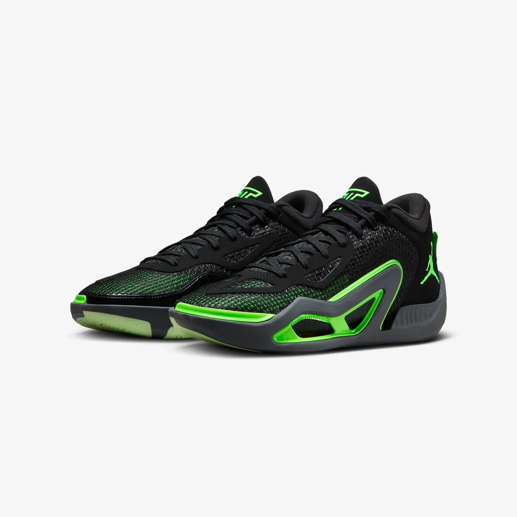 Jordan | TATUM 1 "HOME TEAM" PF { BLACK/GREEN STRIKE-ANTHRACITE - Image 2