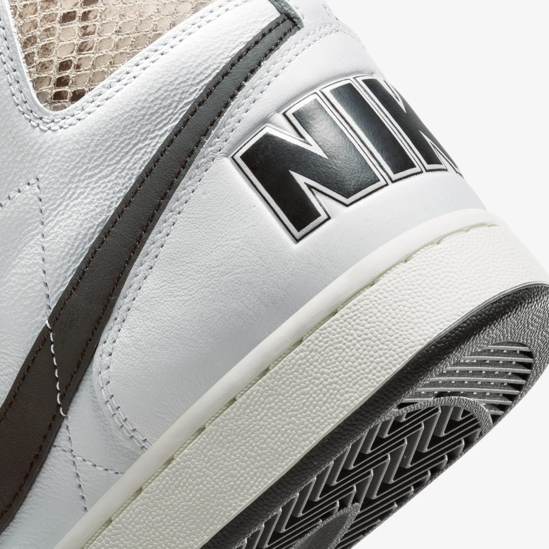 Nike | TERMINATOR HIGH { WHITE/BLACK-SAIL-COCOA - Image 5
