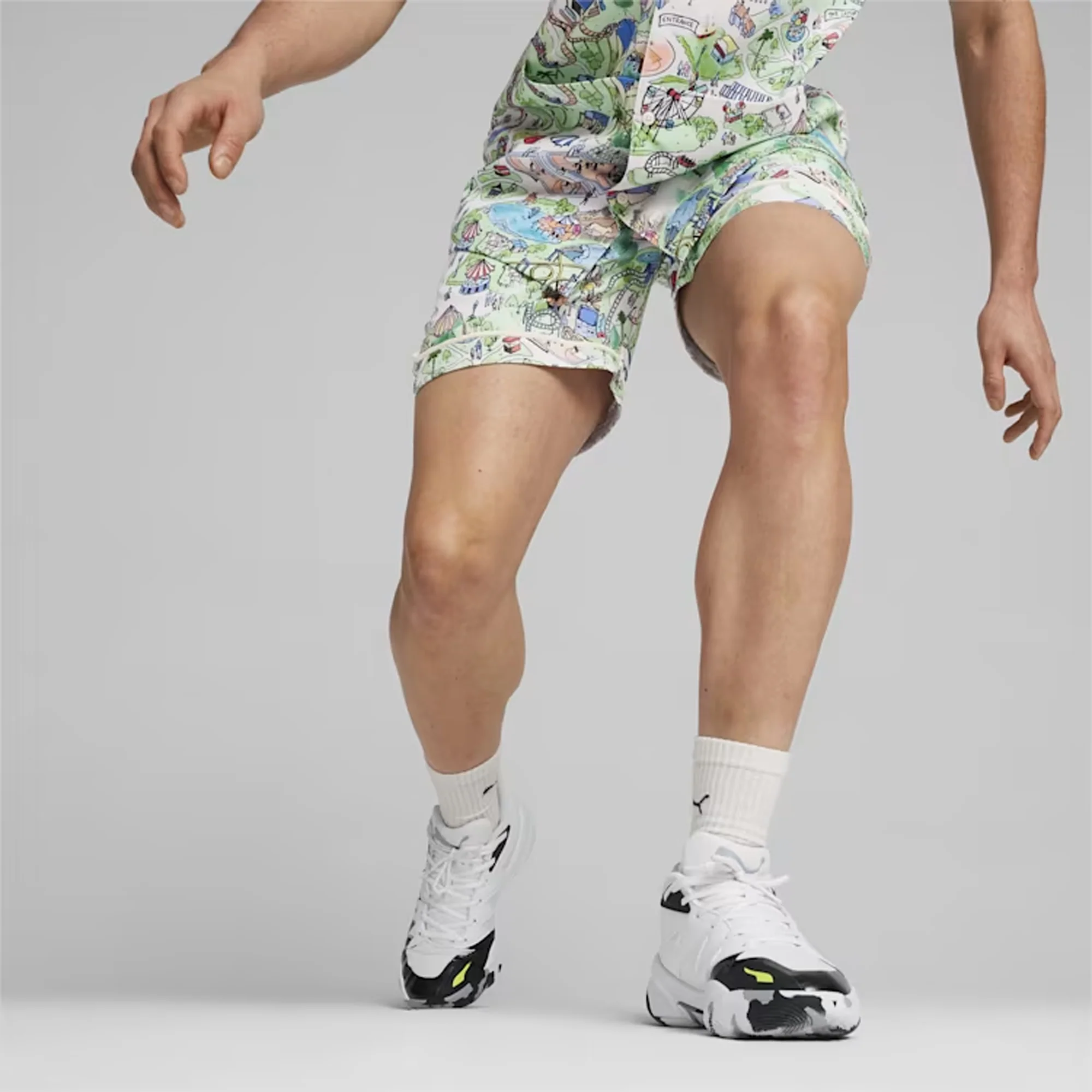 Puma | THE FAIRGROUNDS RESORT BASKETBALL { FROSTED LVORY-AOP