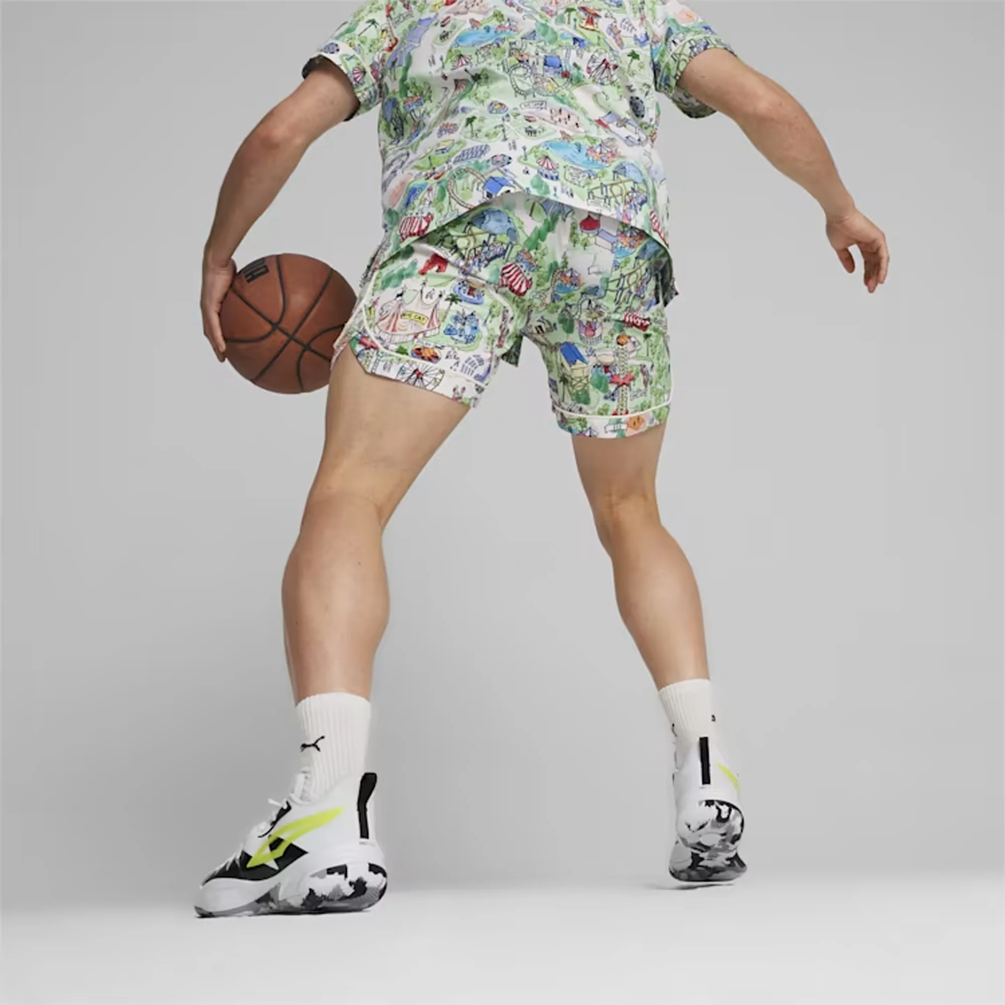 Puma | THE FAIRGROUNDS RESORT BASKETBALL { FROSTED LVORY-AOP - Image 2