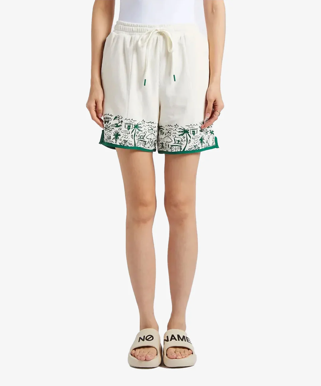 PUMA | THE FAIRGROUNDS TERRY BASKETBALL SHORTS { FROSTED LVORY