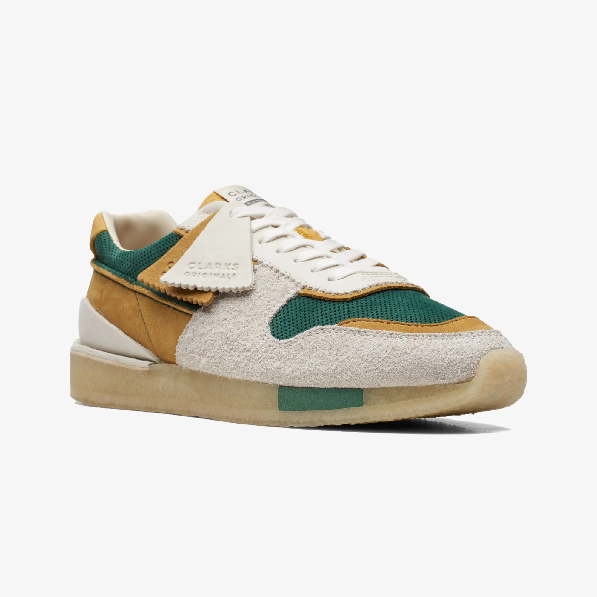 Clarks Originals | TOR RUN { BROWN/ORANGE - Image 2