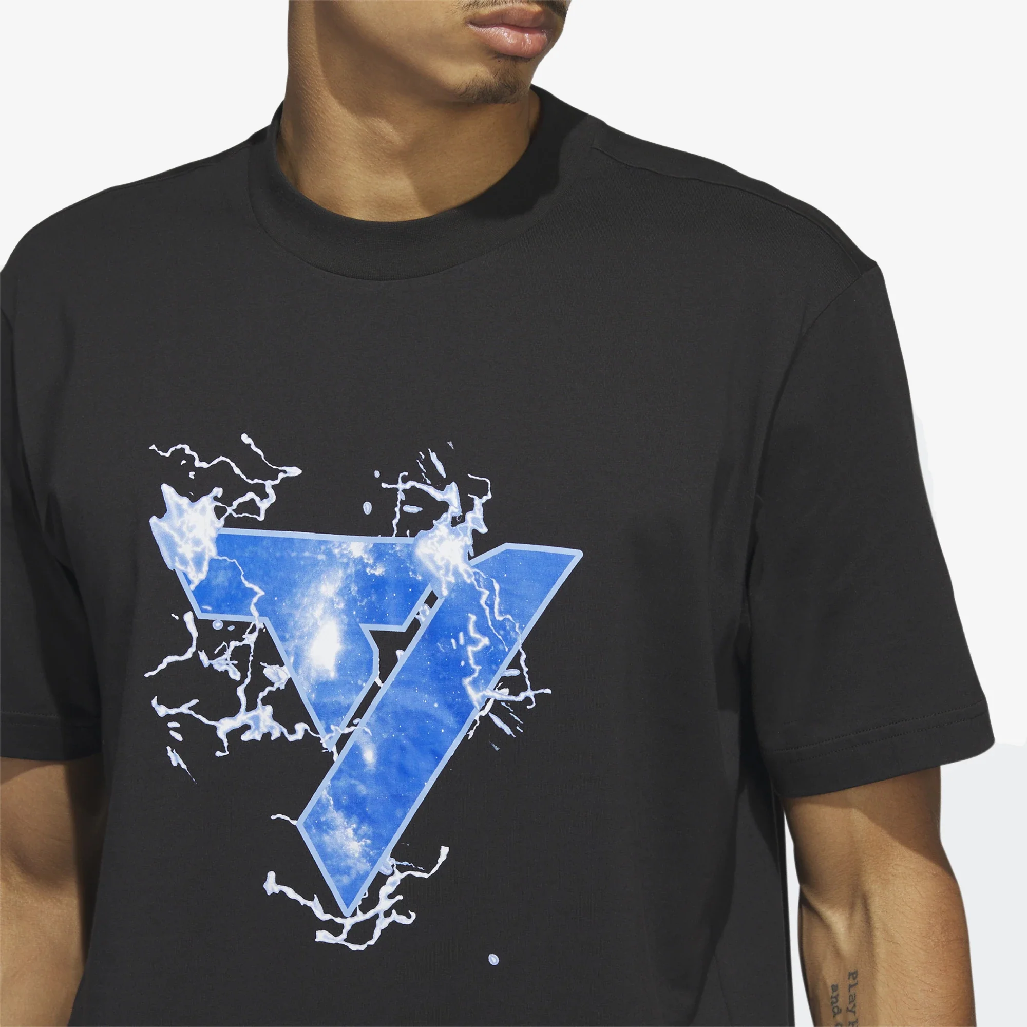 Adidas Originals | TRAE HC GRAPHIC TEE { BLACK - Image 4