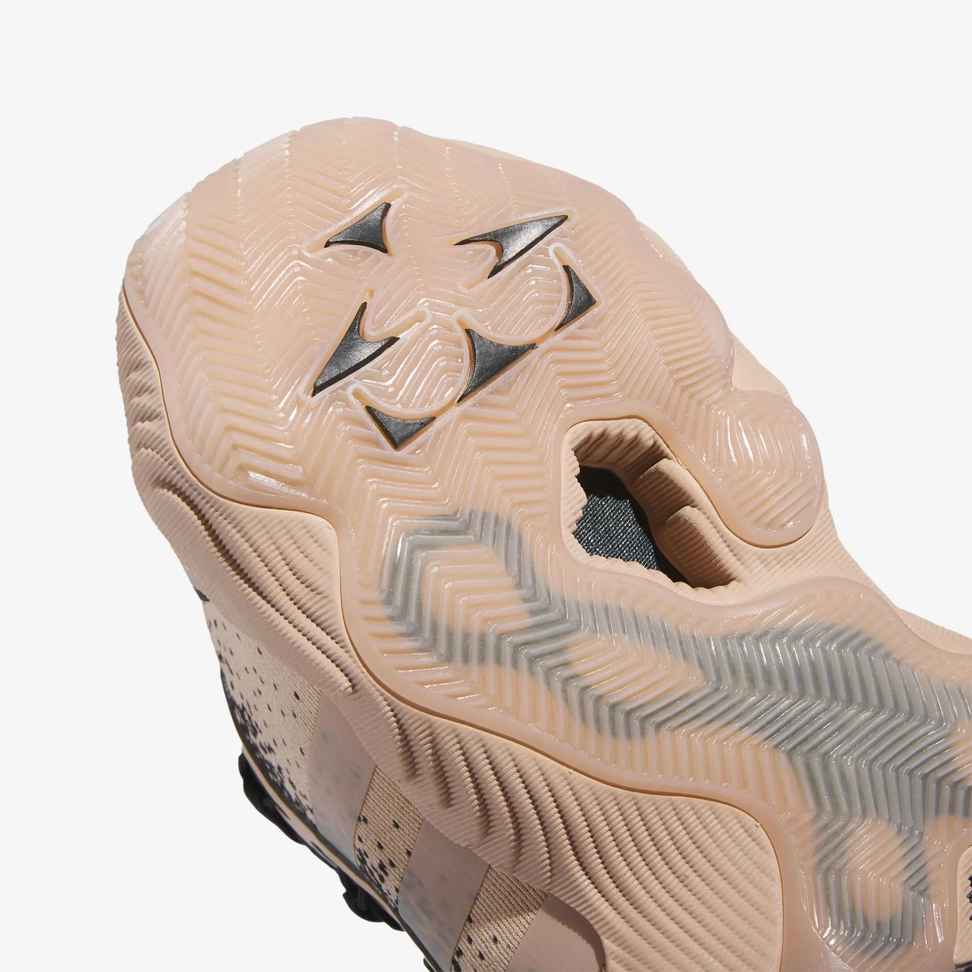 Adidas | TRAE YOUNG 3 LOW TRAINERS { CORE BLACK/ASH PEARL/MINERAL GREEN - Image 5