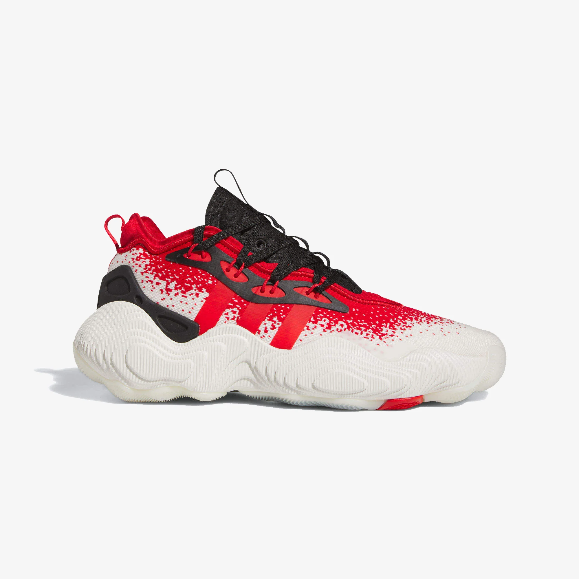 Adidas | TRAE YOUNG 3 { OFF WHITE/RED/CORE BLACK