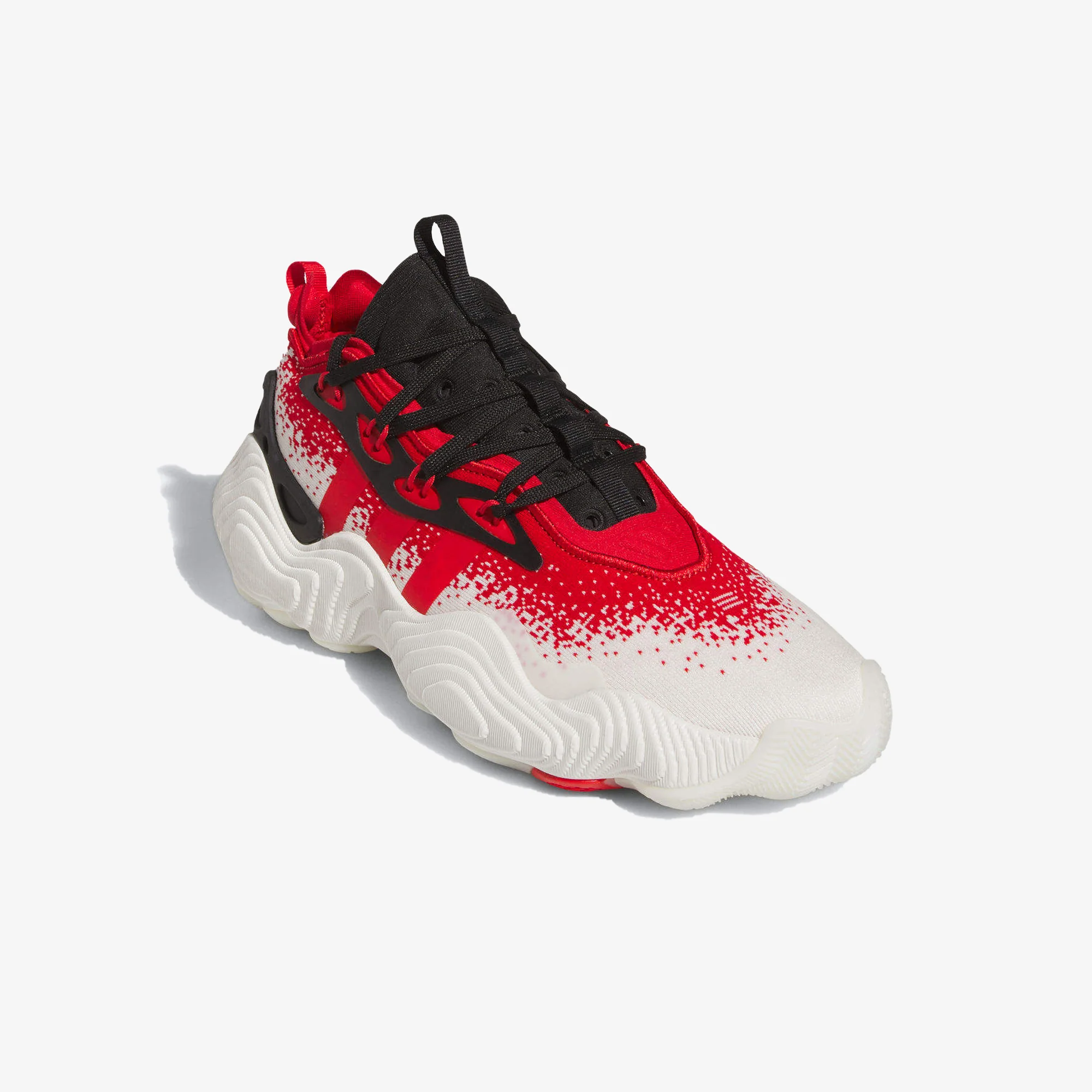 Adidas | TRAE YOUNG 3 { OFF WHITE/RED/CORE BLACK - Image 2