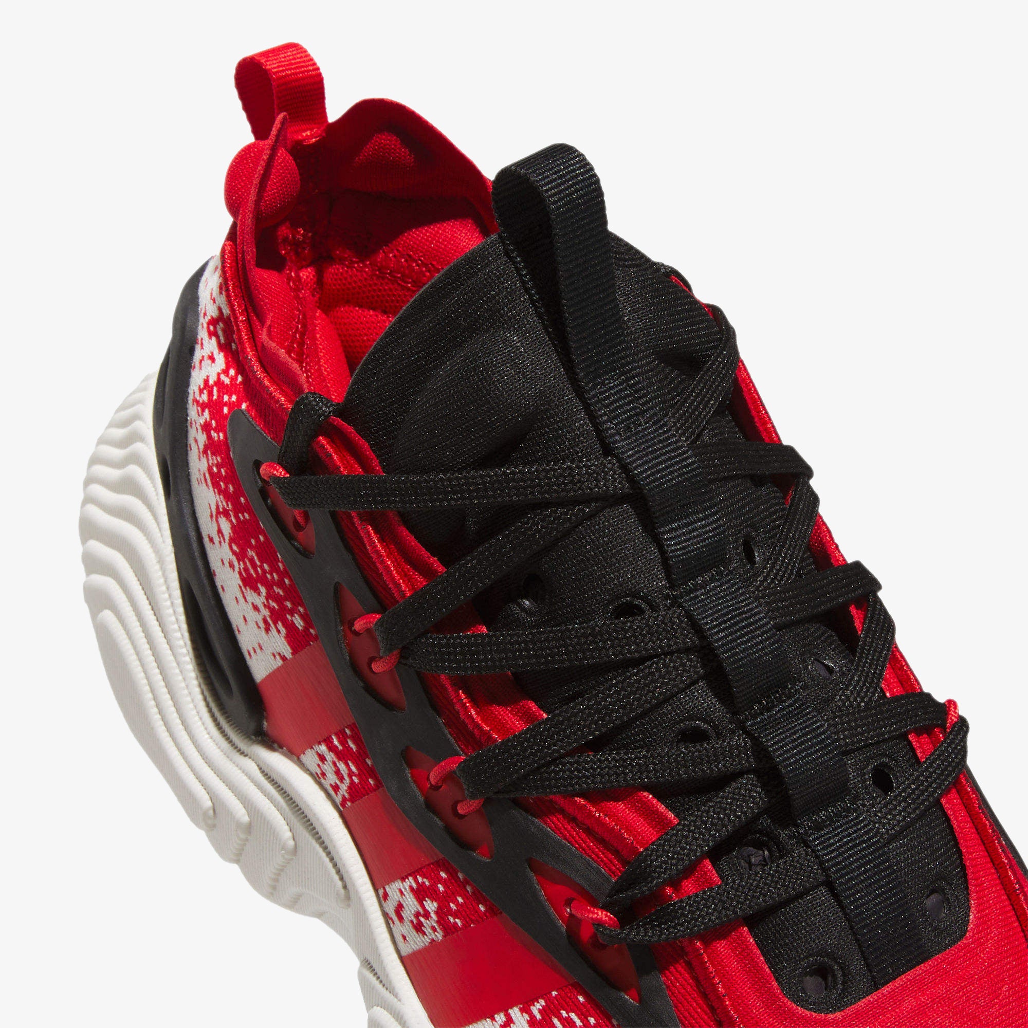 Adidas | TRAE YOUNG 3 { OFF WHITE/RED/CORE BLACK - Image 4