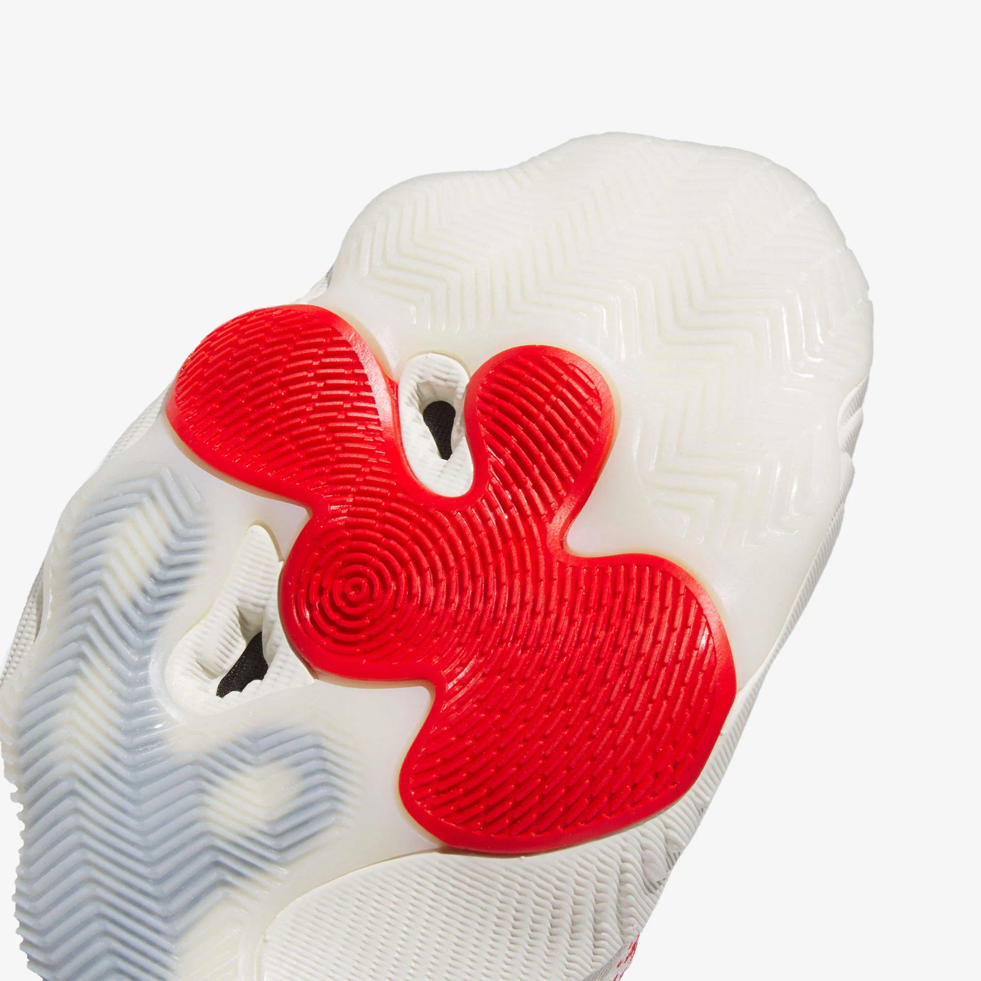 Adidas | TRAE YOUNG 3 { OFF WHITE/RED/CORE BLACK - Image 5