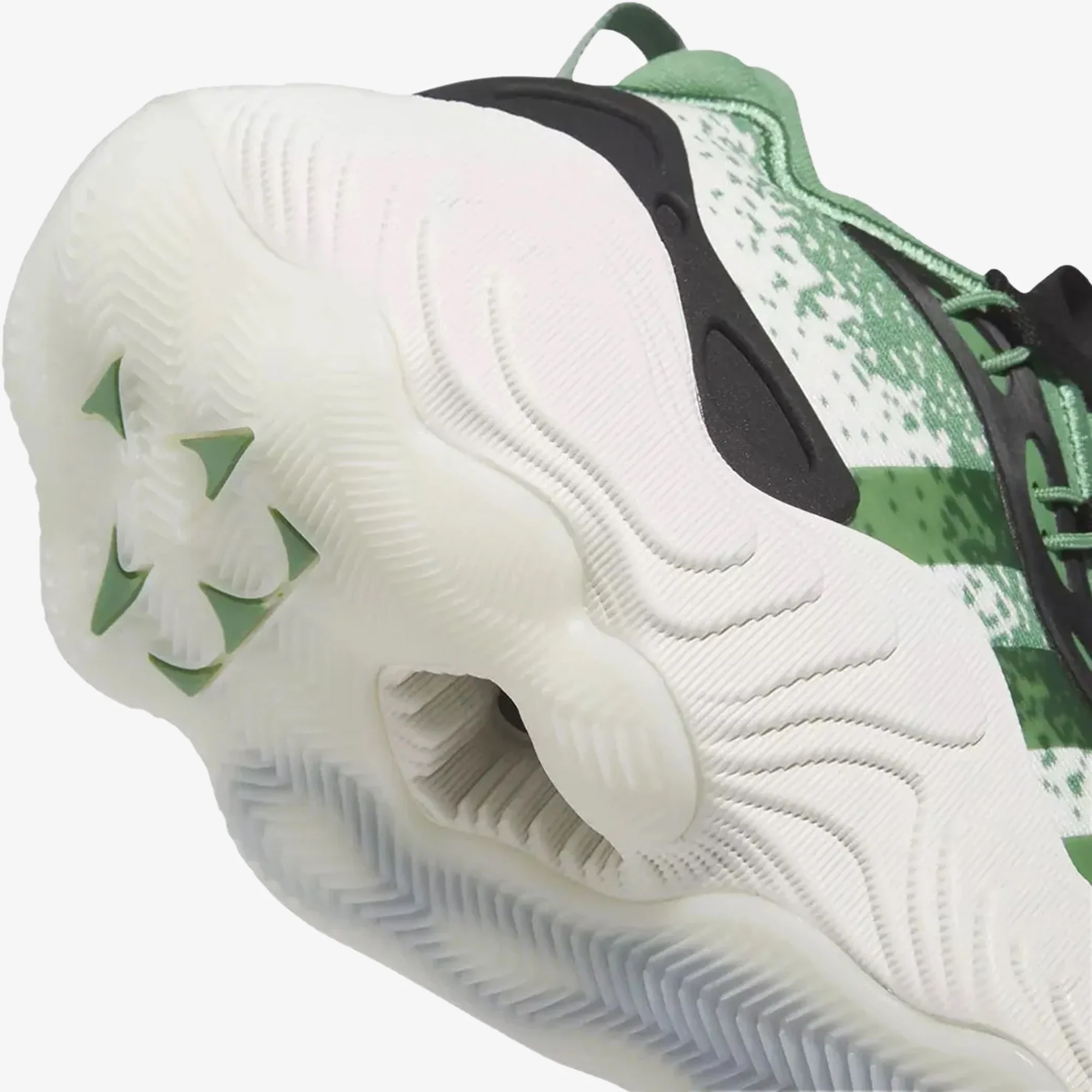 Adidas Originals | TRAE YOUNG 3 { OWHITE/PRLOGR/CBLACK - Image 5