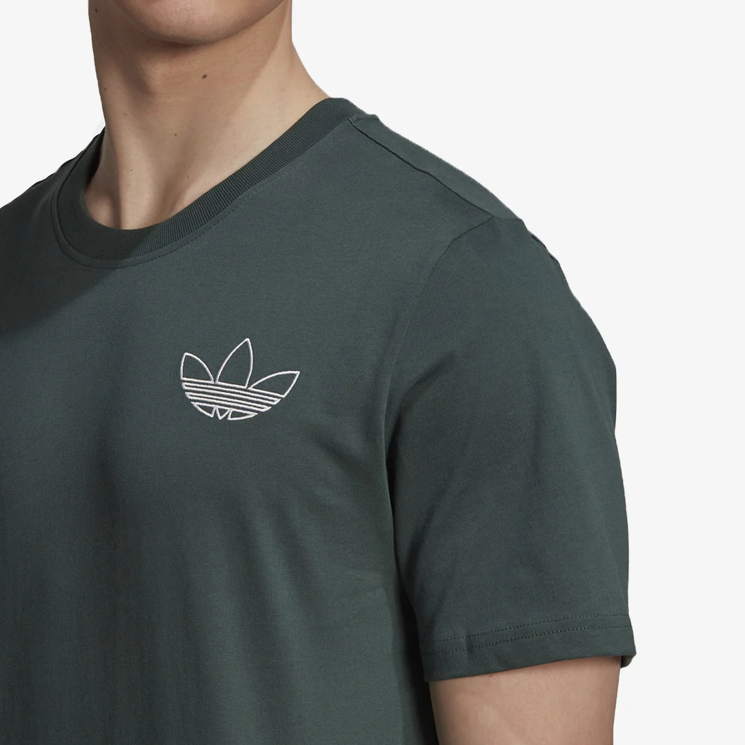 Adidas Originals | TREFOIL SERIES STYLE TEE { MINERAL GREEN - Image 3