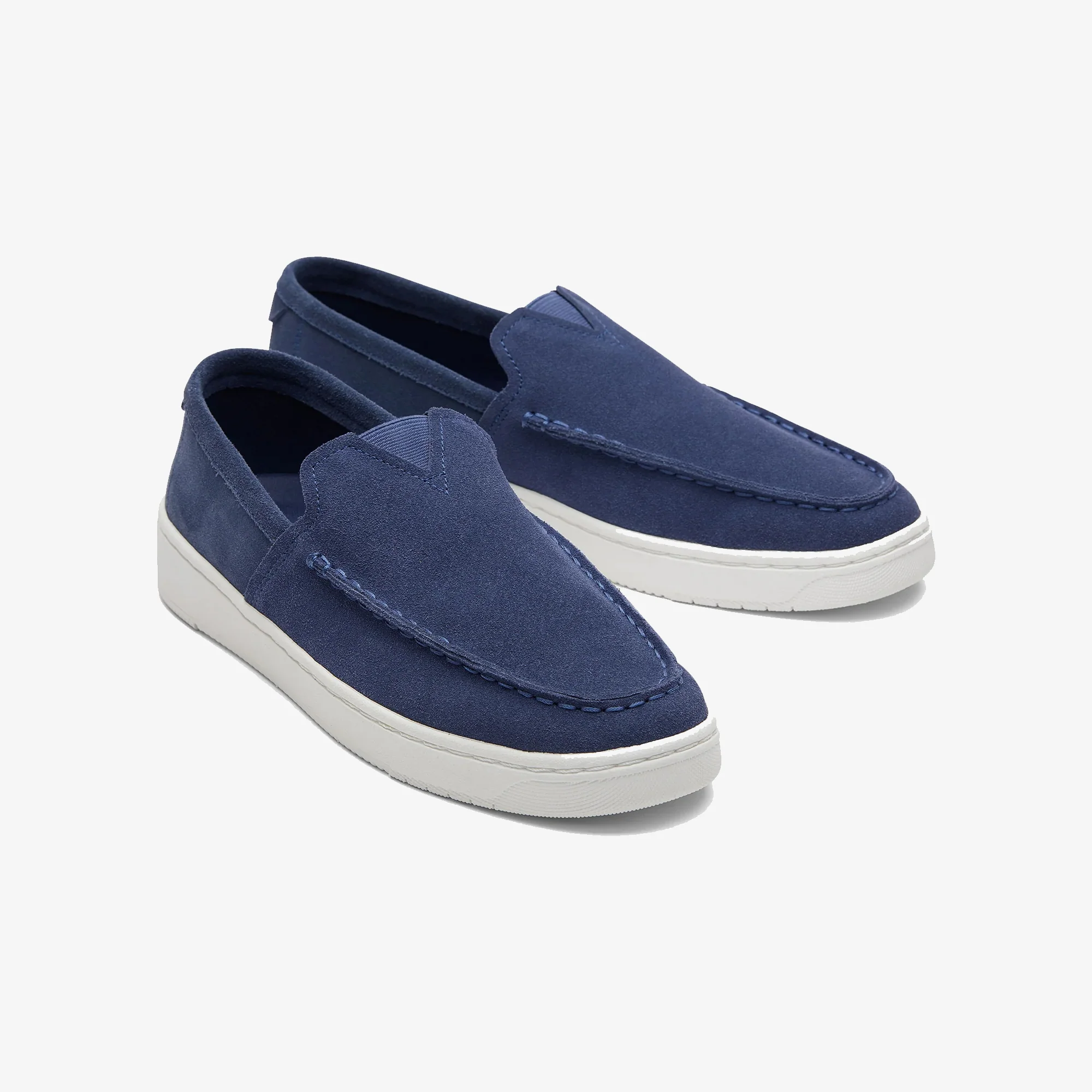 Toms | TRVL LITE SUEDE LOAFERS { NAVY - Image 2