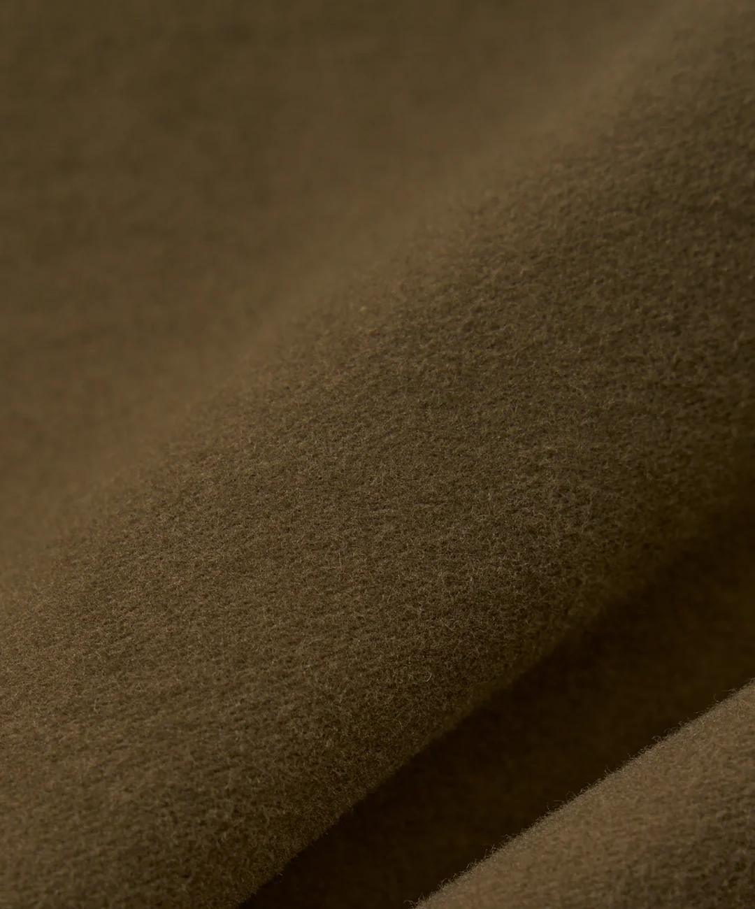 UNIVERSAL WORKS | COMFORT MOLESKIN PLEATED TRACK PANT { KHAKI - Image 6