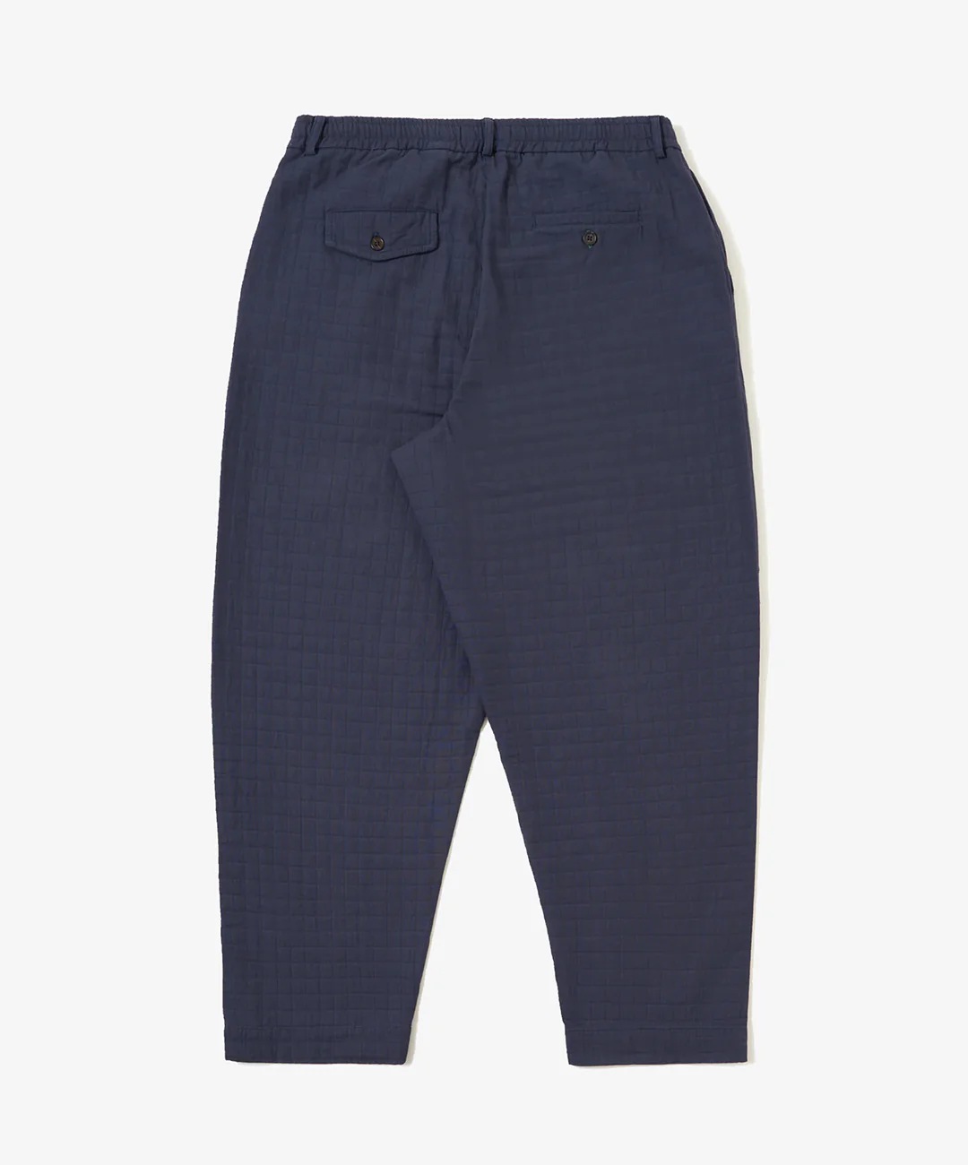 UNIVERSAL WORKS | RAHIM COTTON OXFORD PANT { NAVY - Image 3