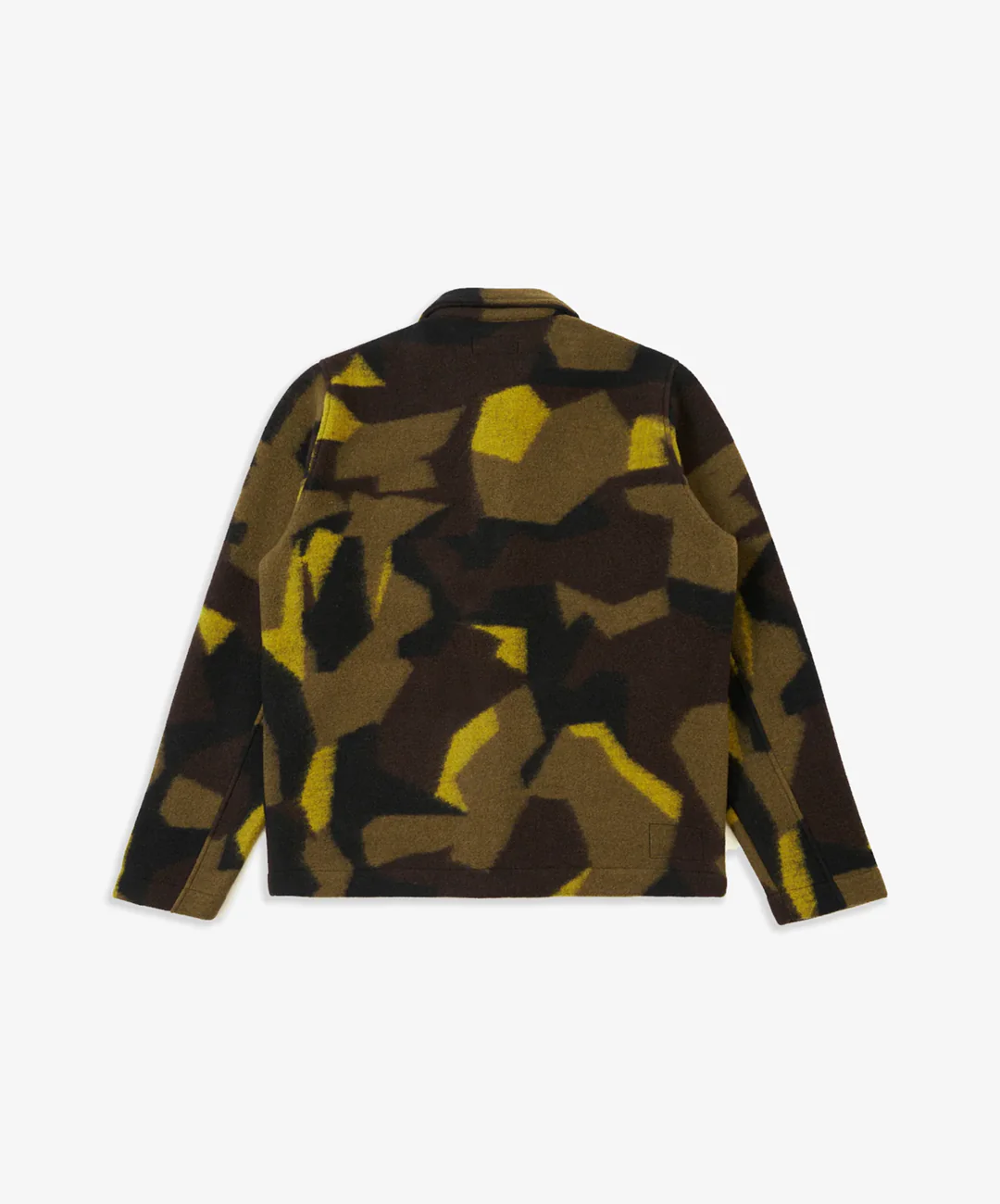 UNIVERSAL WORKS | SWEDE CAMO FLEECE FIELD JACKET { CAMO - Image 4