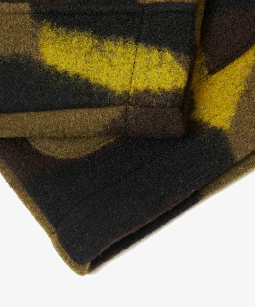 UNIVERSAL WORKS | SWEDE CAMO FLEECE FIELD JACKET { CAMO - Image 6
