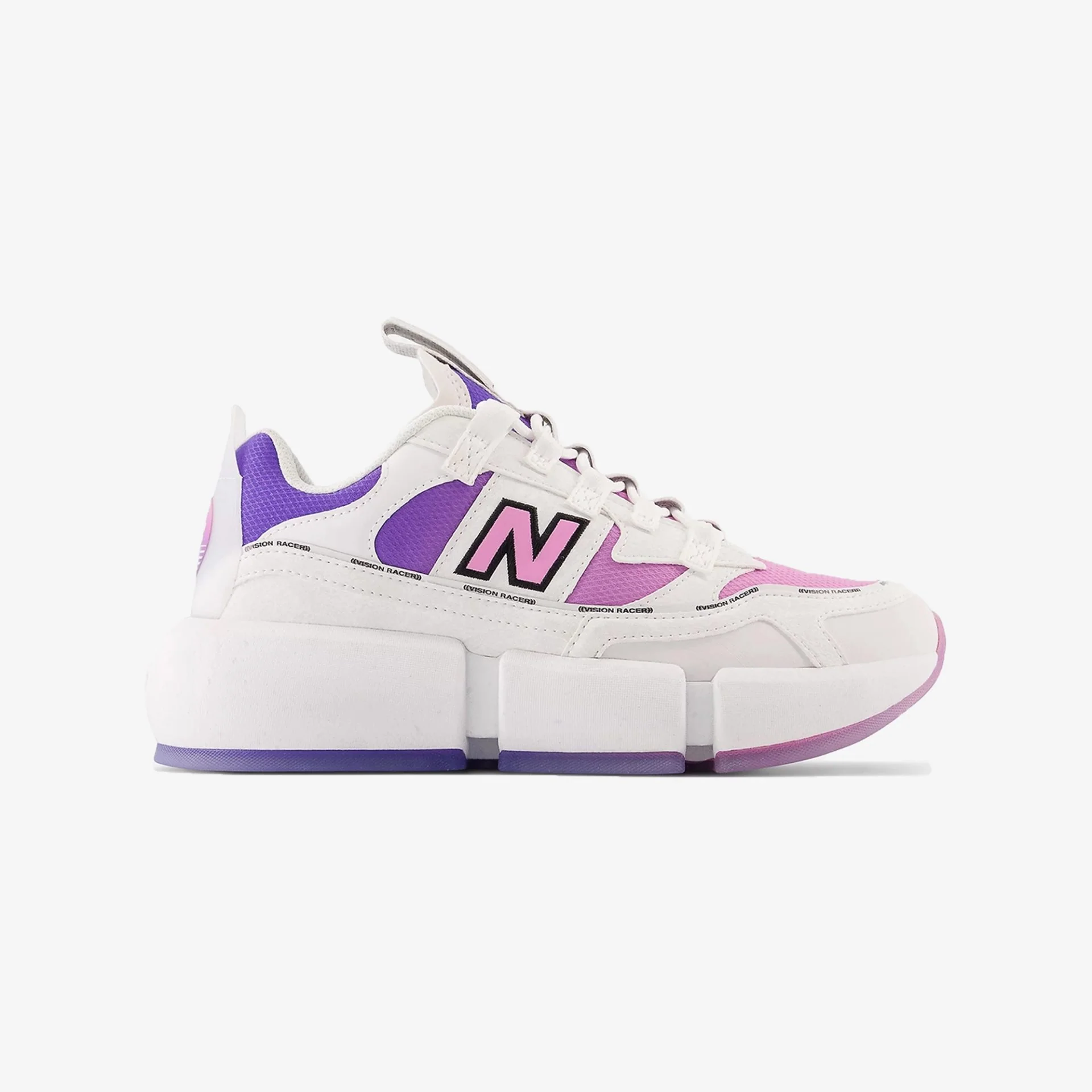 New Balance | VISION RACER { WHITE/VIOLET