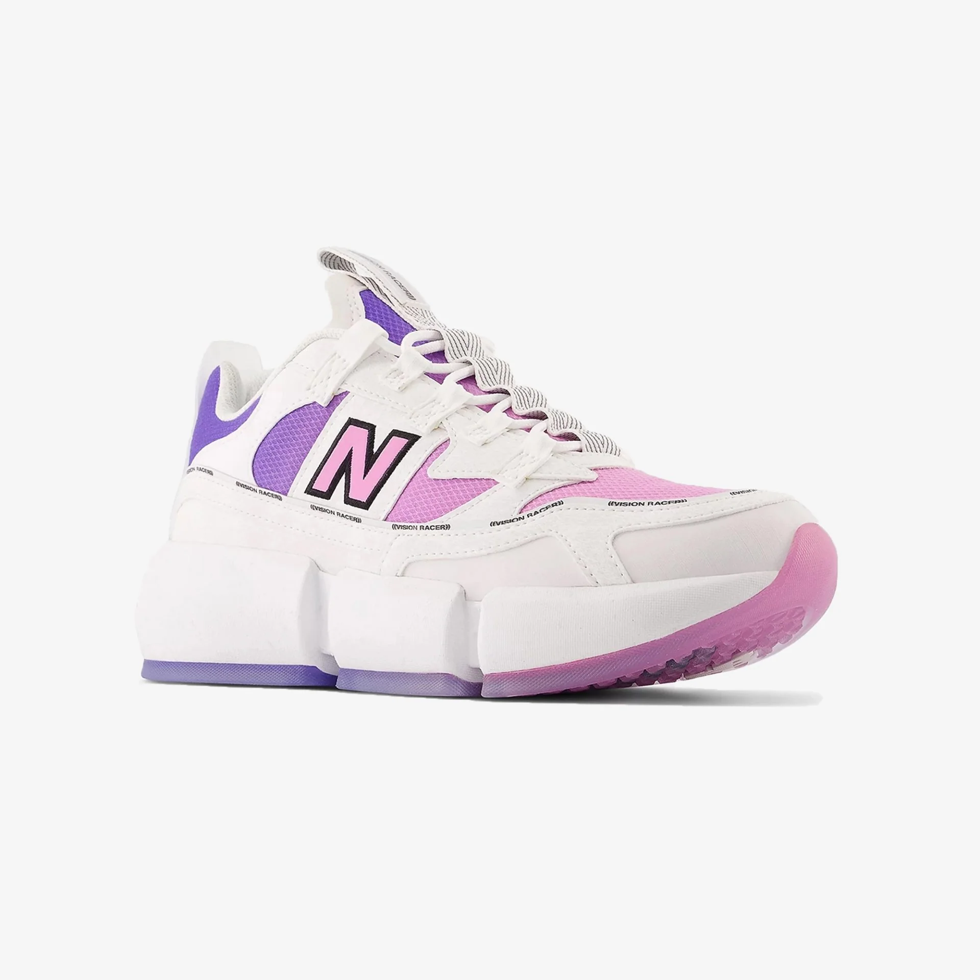 New Balance | VISION RACER { WHITE/VIOLET - Image 2