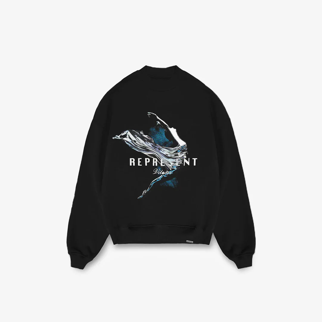 Represent | VITESSE SWEATER { JET BLACK - Image 3