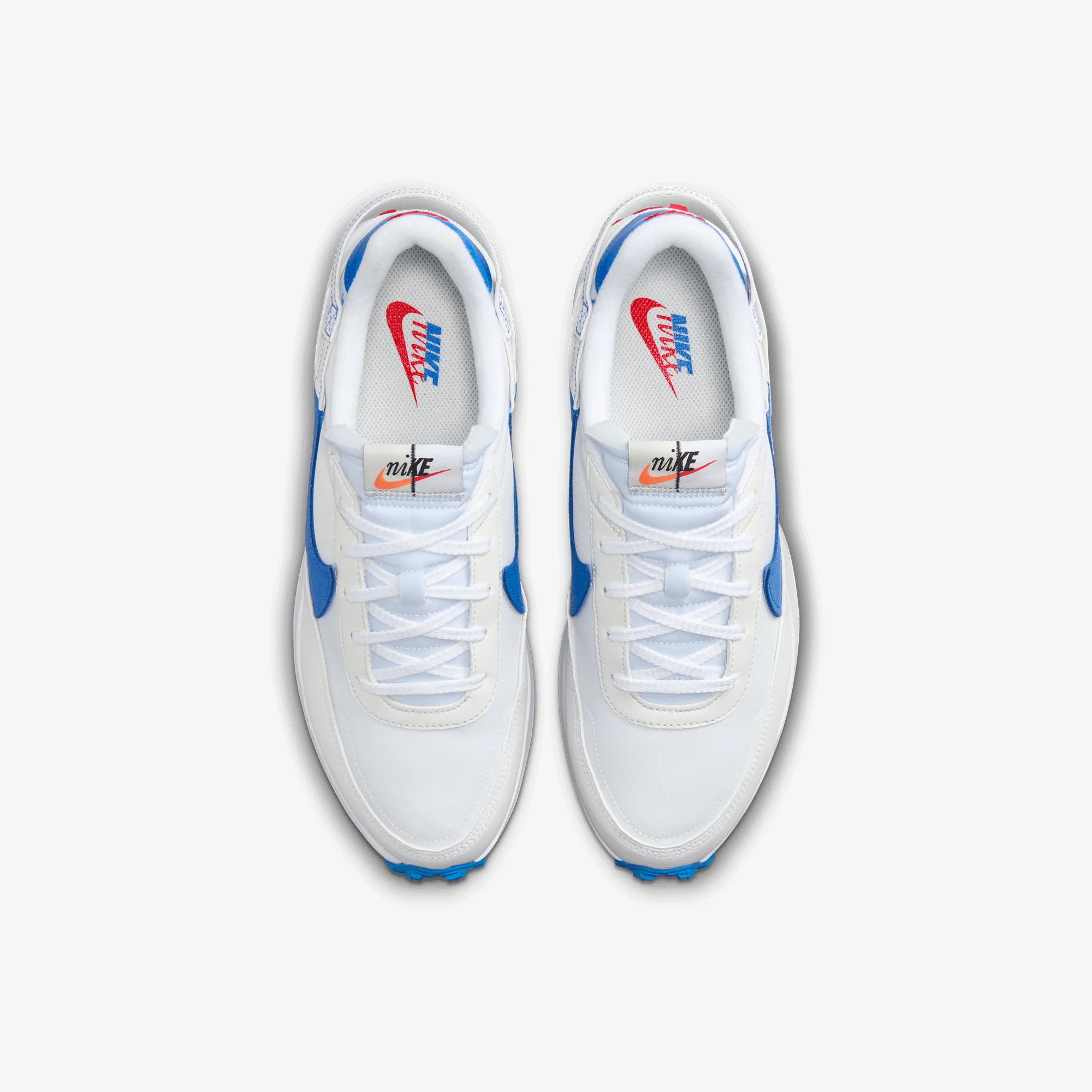Nike | WAFFLE DEBUT { WHITE/LT PHOTO BLUE-SUMMIT WHITE - Image 3