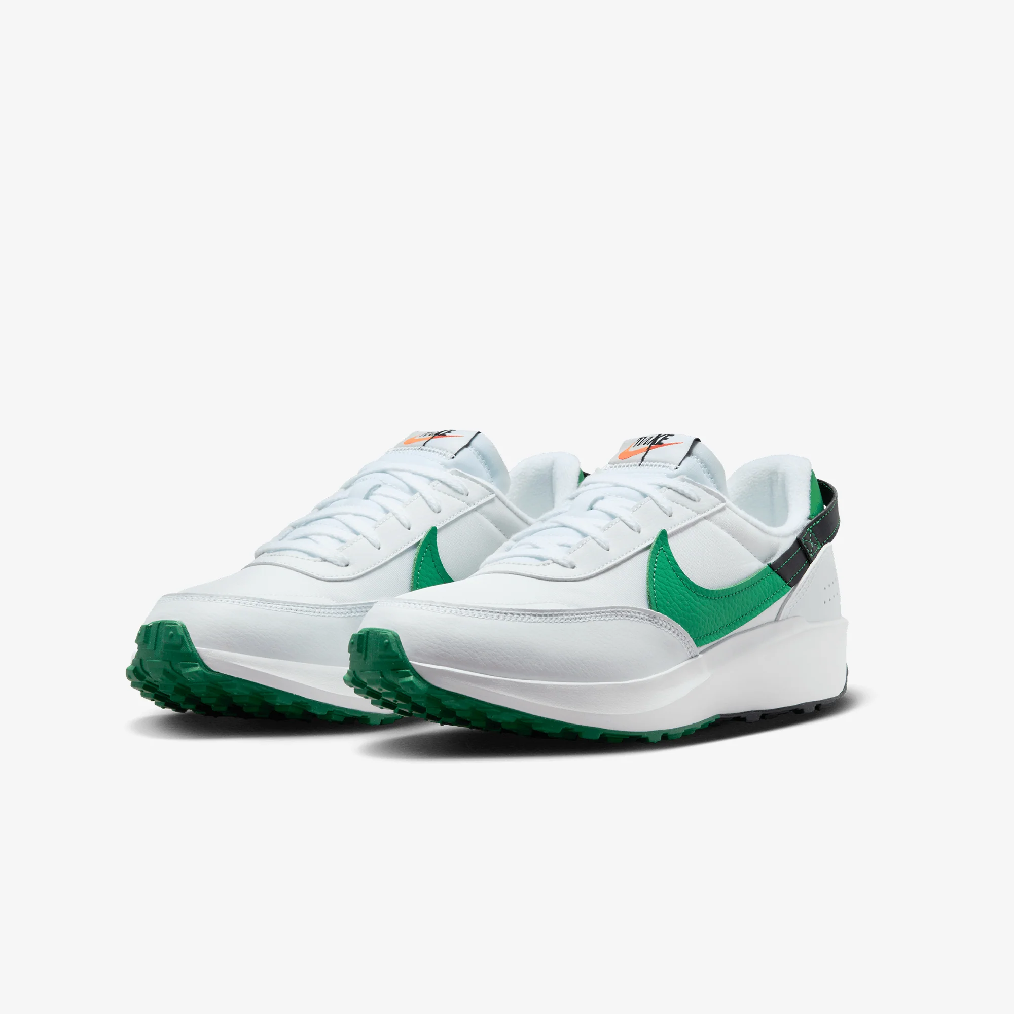 Nike | WAFFLE DEBUT { WHITE/STADIUM GREEN-BLACK-WHITE - Image 2