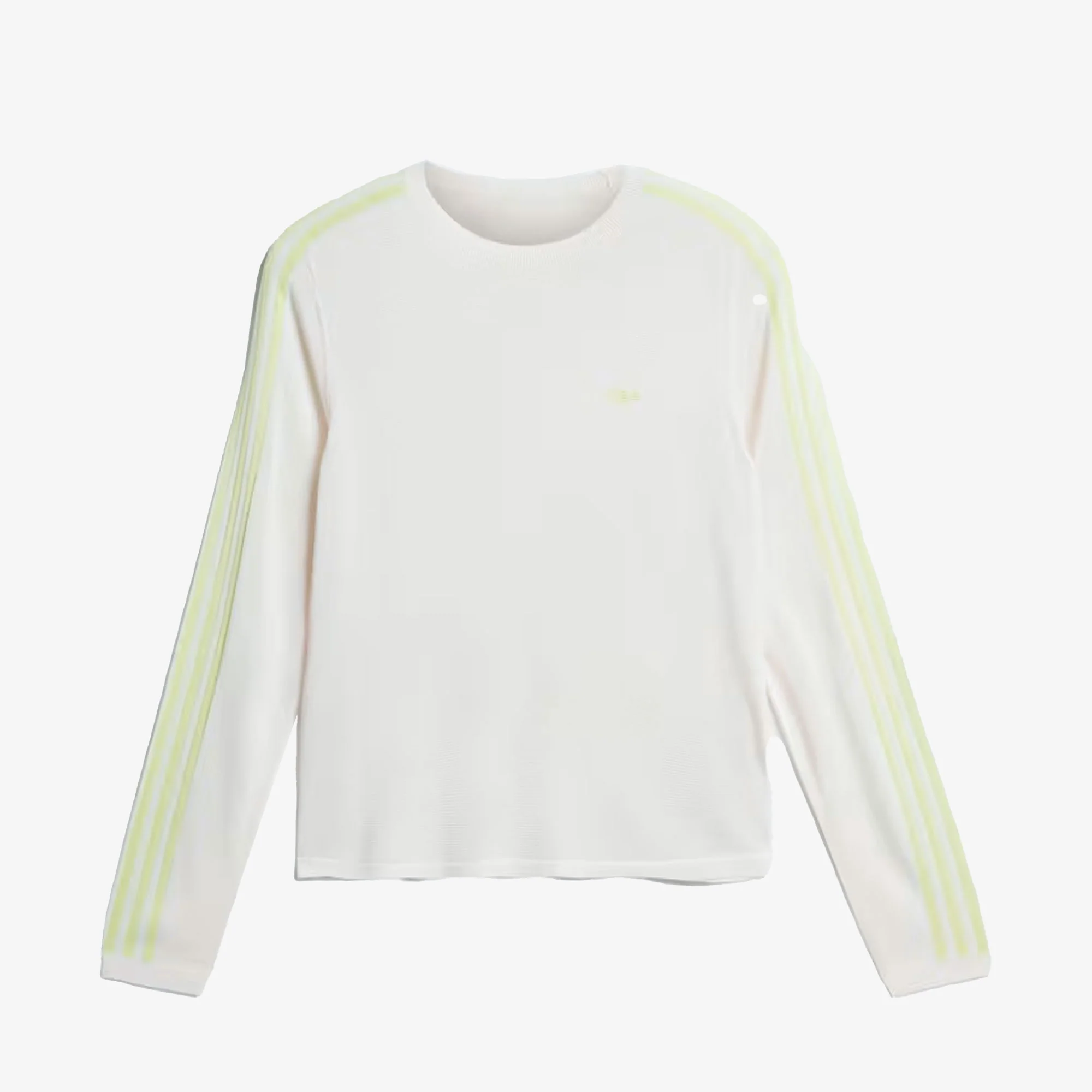 Adidas Originals | WALES BONNER KNIT LONG SLEEVE TEE { CHALK WHITE/SEMI FROZEN YELLOW