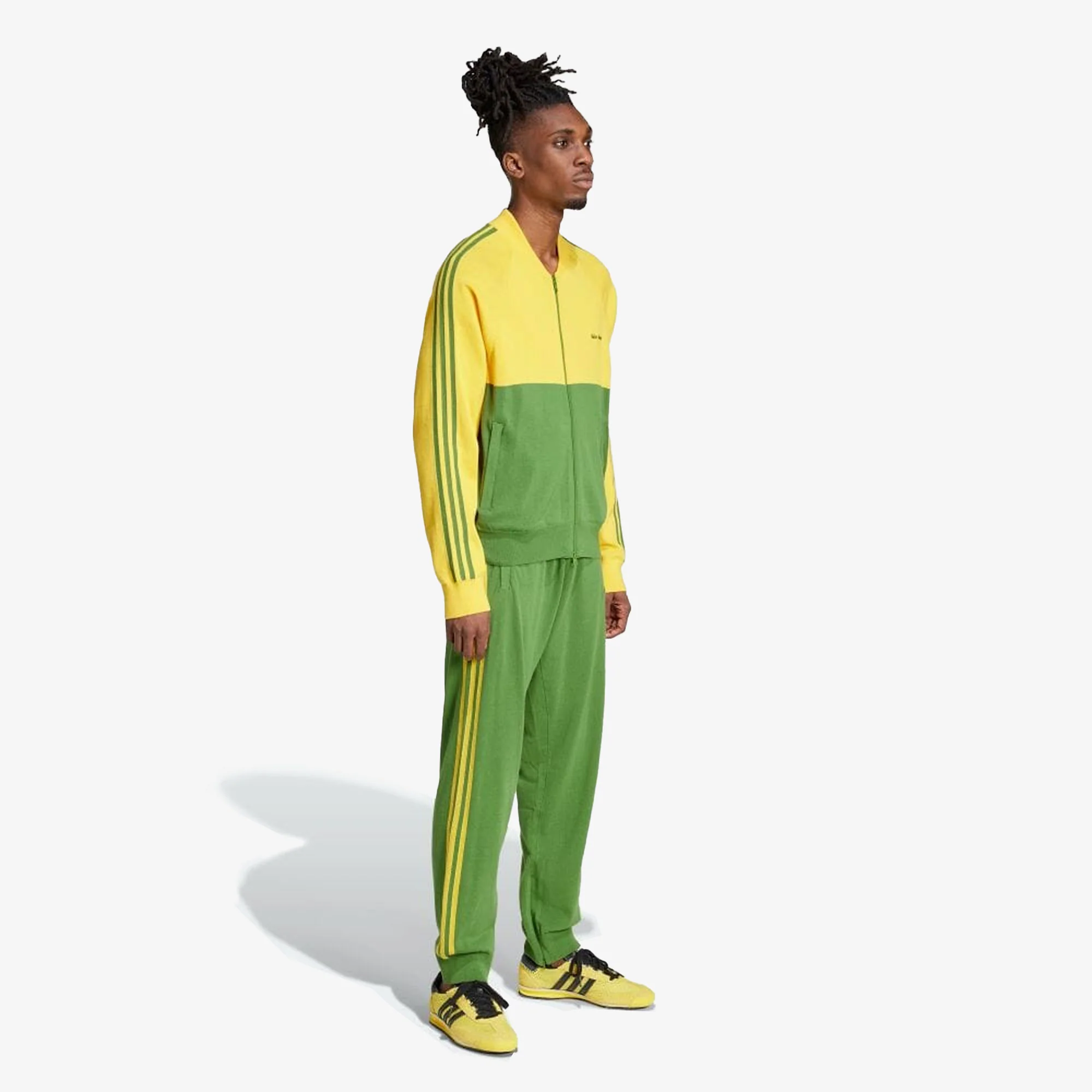 Adidas Originals | WALES BONNER NEW KNIT TRACK PANTS { CREW GREEN - Image 9