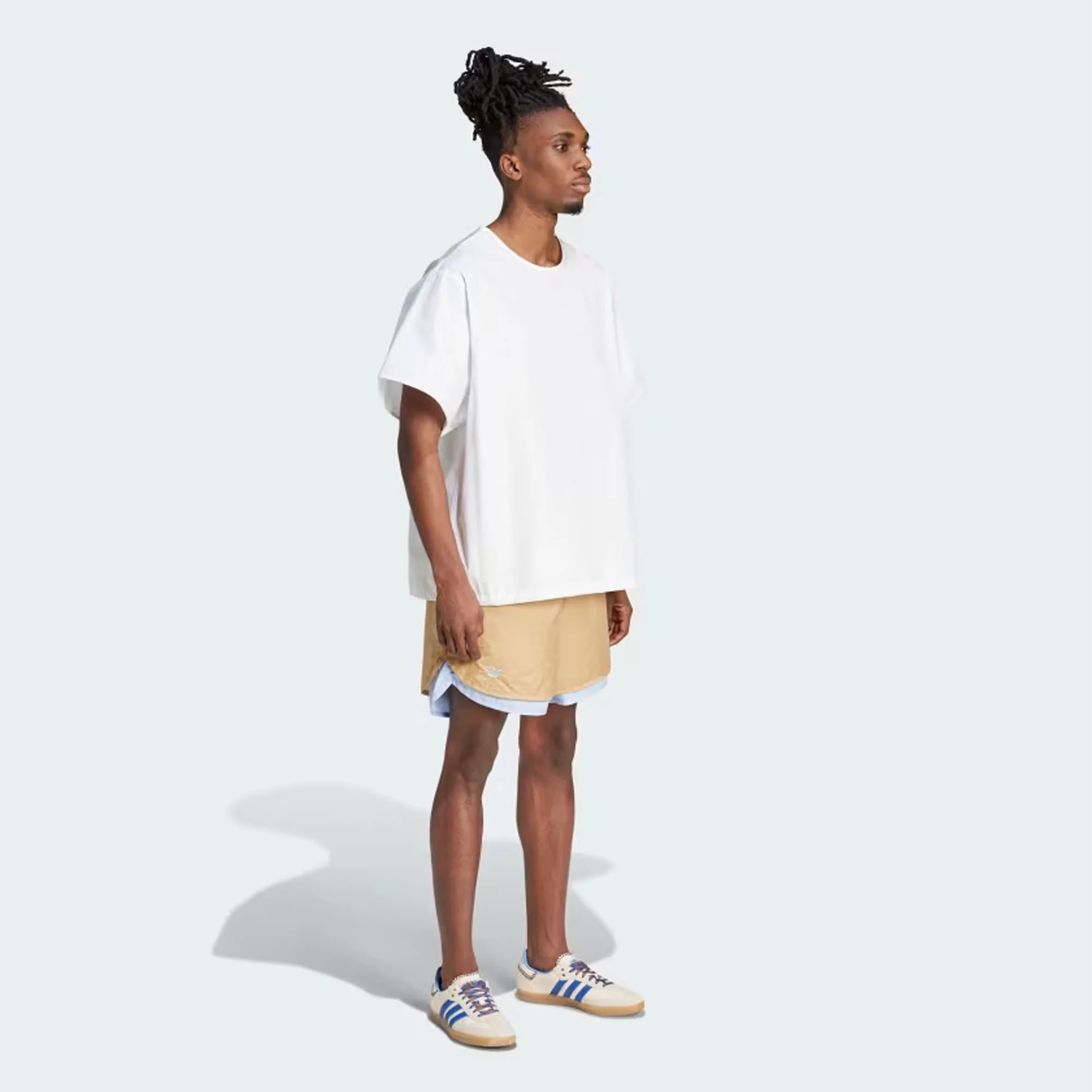 Adidas Originals | WALES BONNER POPLIN PULLOVER TOP  { WHITE - Image 6
