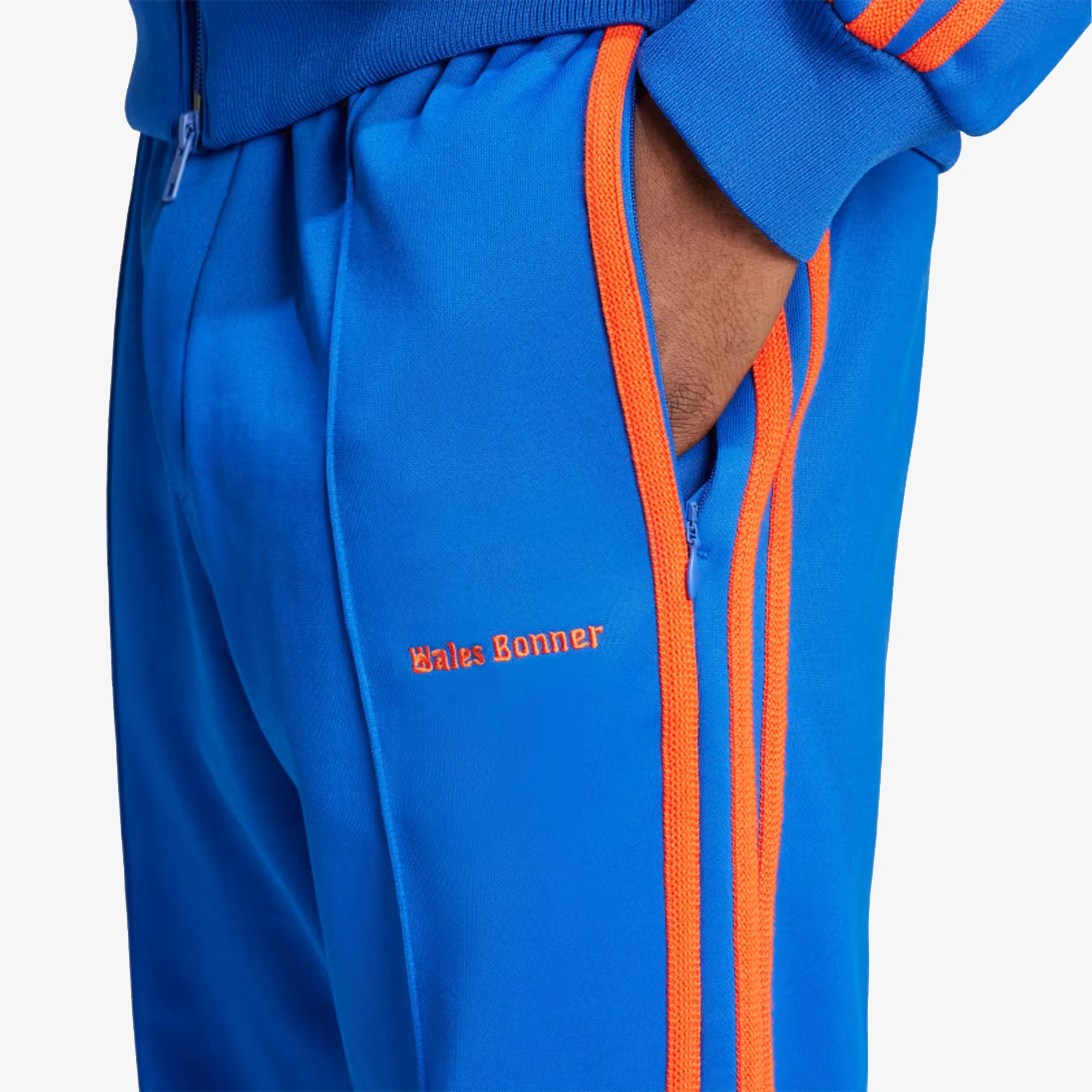 Adidas Originals | WALES BONNER STIRRUP PANTS  { ROYAL BLUE - Image 6