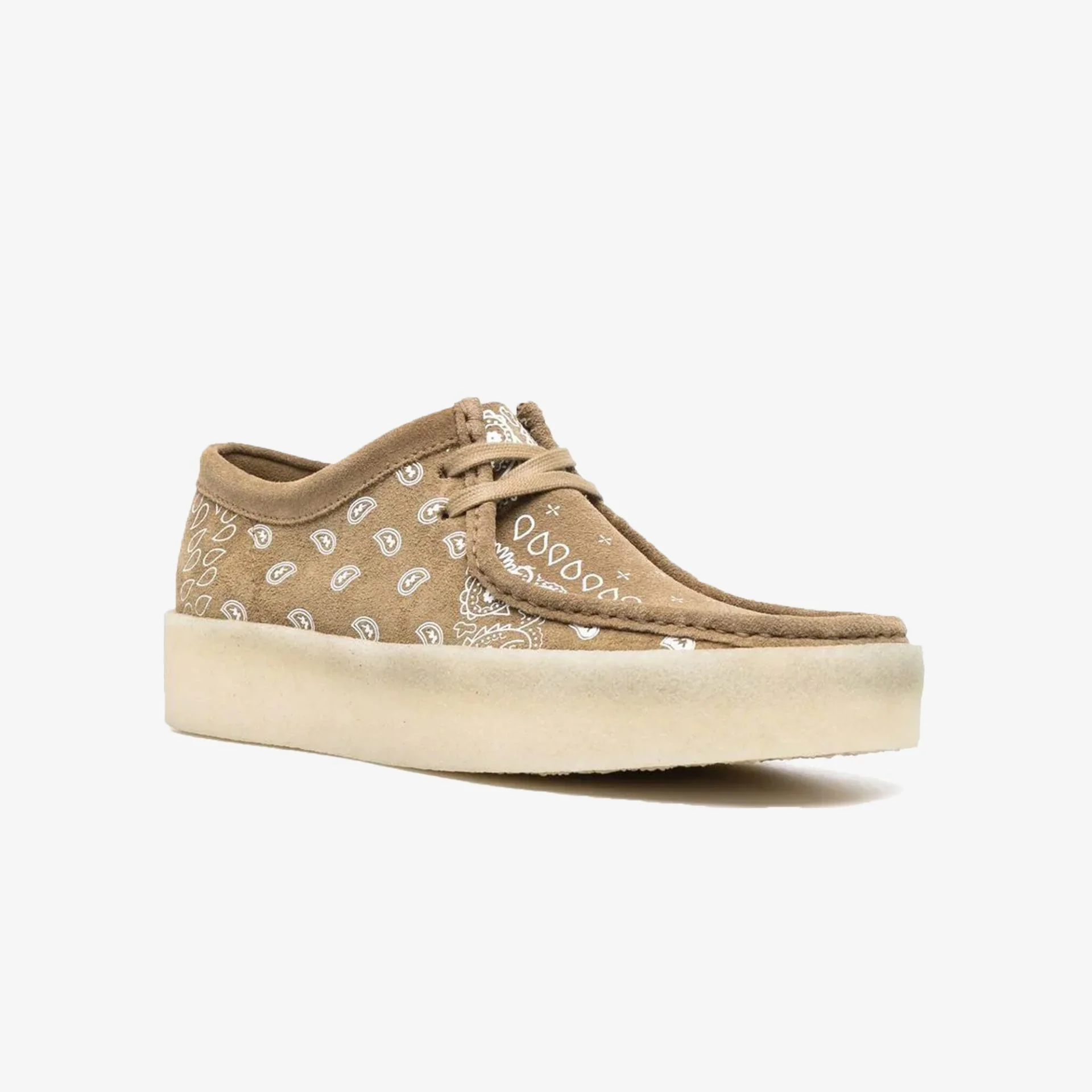 Clarks Originals | WALLABEE CUP DARK { OLIVE PRINT - Image 2