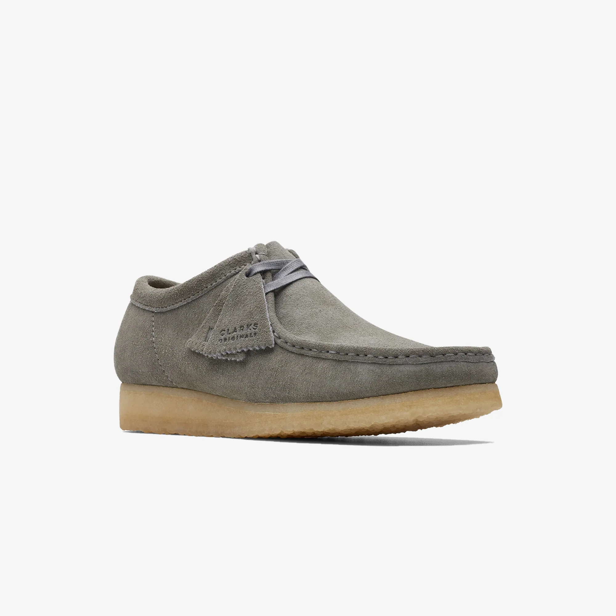 Clarks Originals | WALLABEE { GREY SUEDE - Image 2