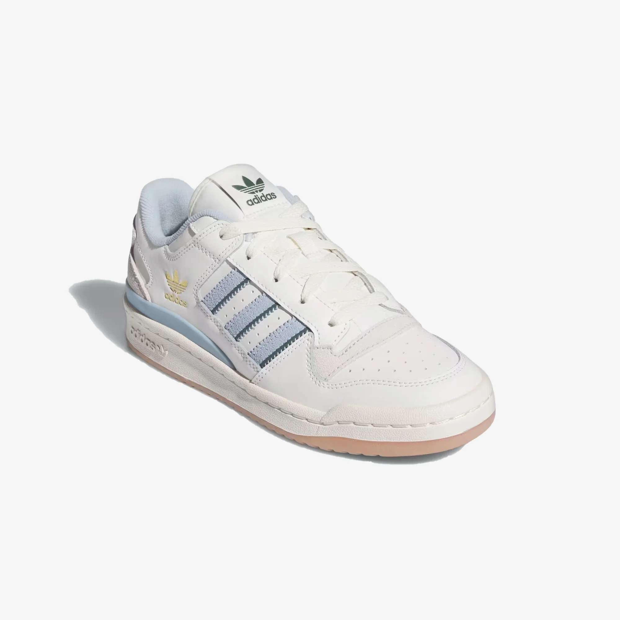 Adidas Originals | FORUM LOW CL { CLOUD WHITE/WONER BLUE F23/CREAM WHITE - Image 2