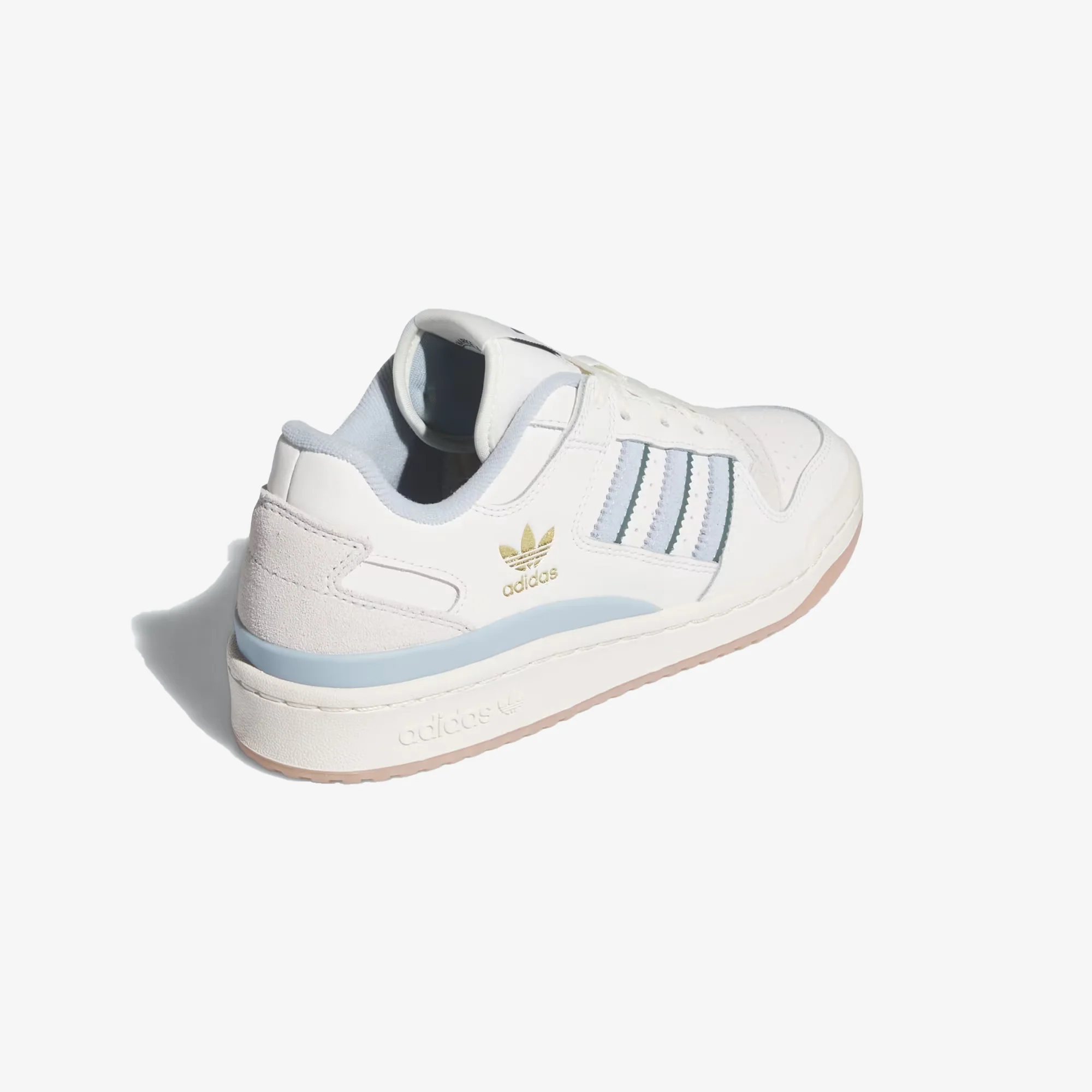 Adidas Originals | FORUM LOW CL { CLOUD WHITE/WONER BLUE F23/CREAM WHITE - Image 3